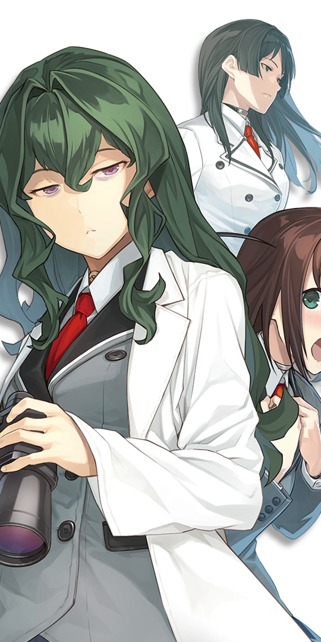 Download 1080x2160 Shimoseka, Hyouka Fuwa, Green Hair Wallpaper for Huawei Mate 10