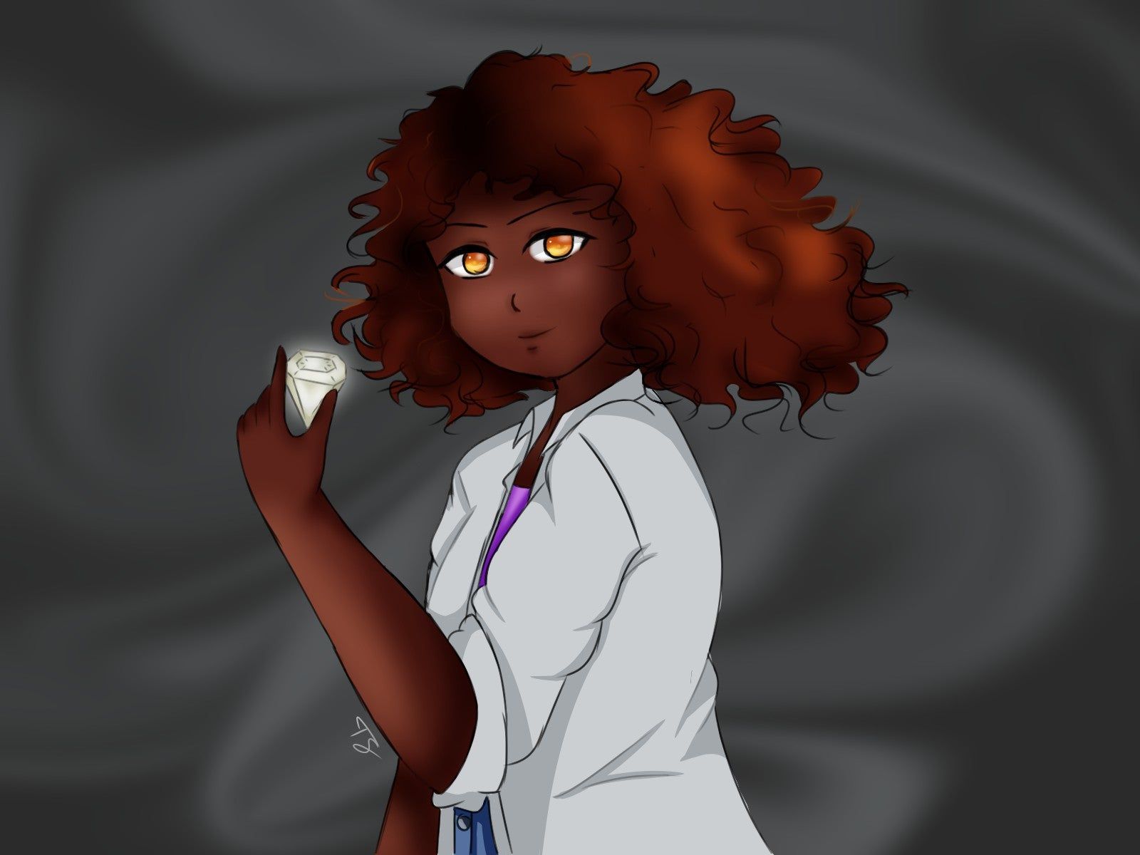 A picture of Hazel Levesque I've drawn