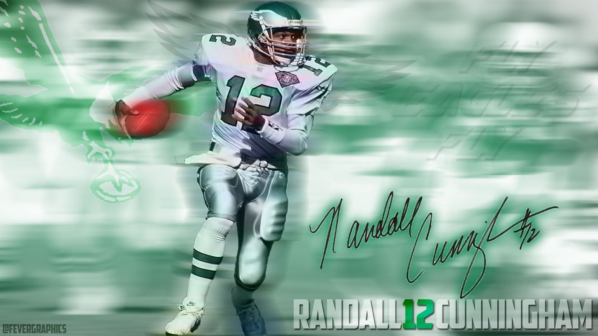 Randall Cunningham editorial photography. Image of eagles - 74624452