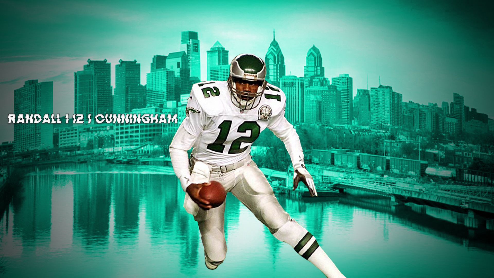 Randall Cunningham Wallpaper I made. Feel free to screenshot and use on  your phone! : r/eagles