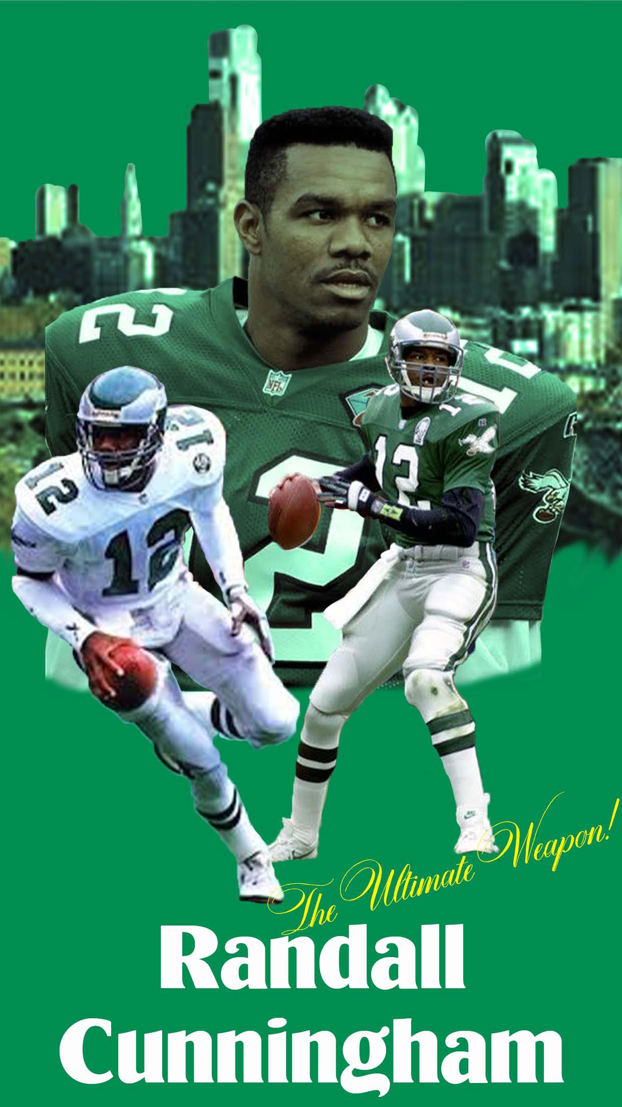 Randall Cunningham editorial photography. Image of eagles - 74624452