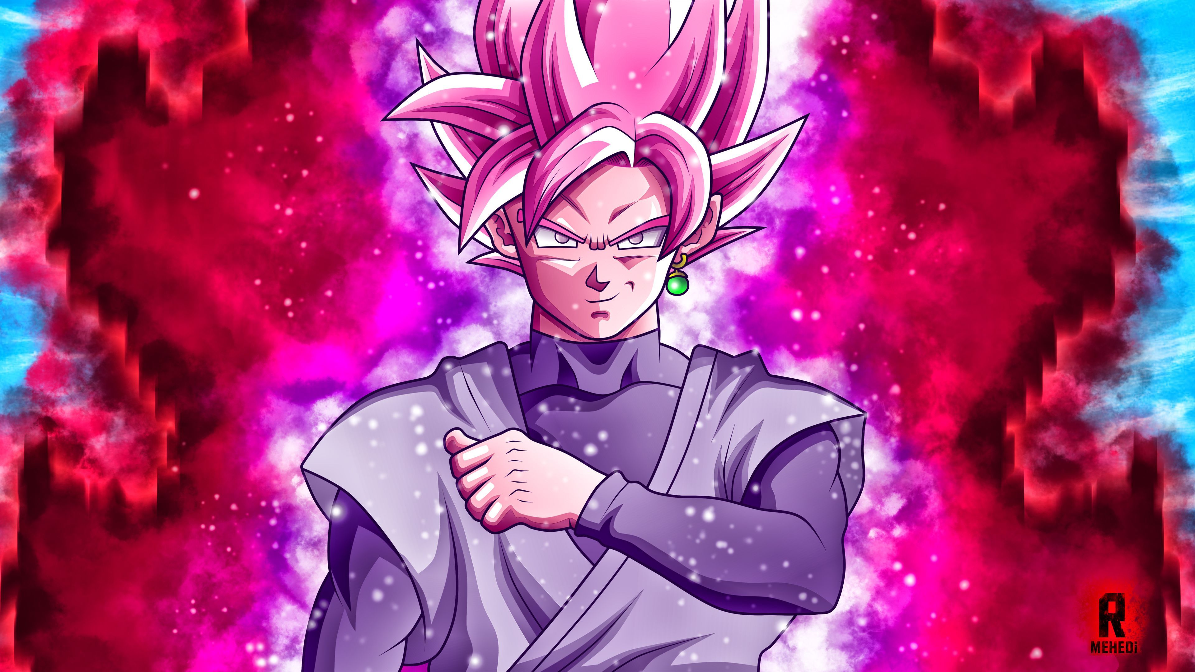 Tons of awesome Super Saiyan Rose Goku Black wallpapers to download for fre...