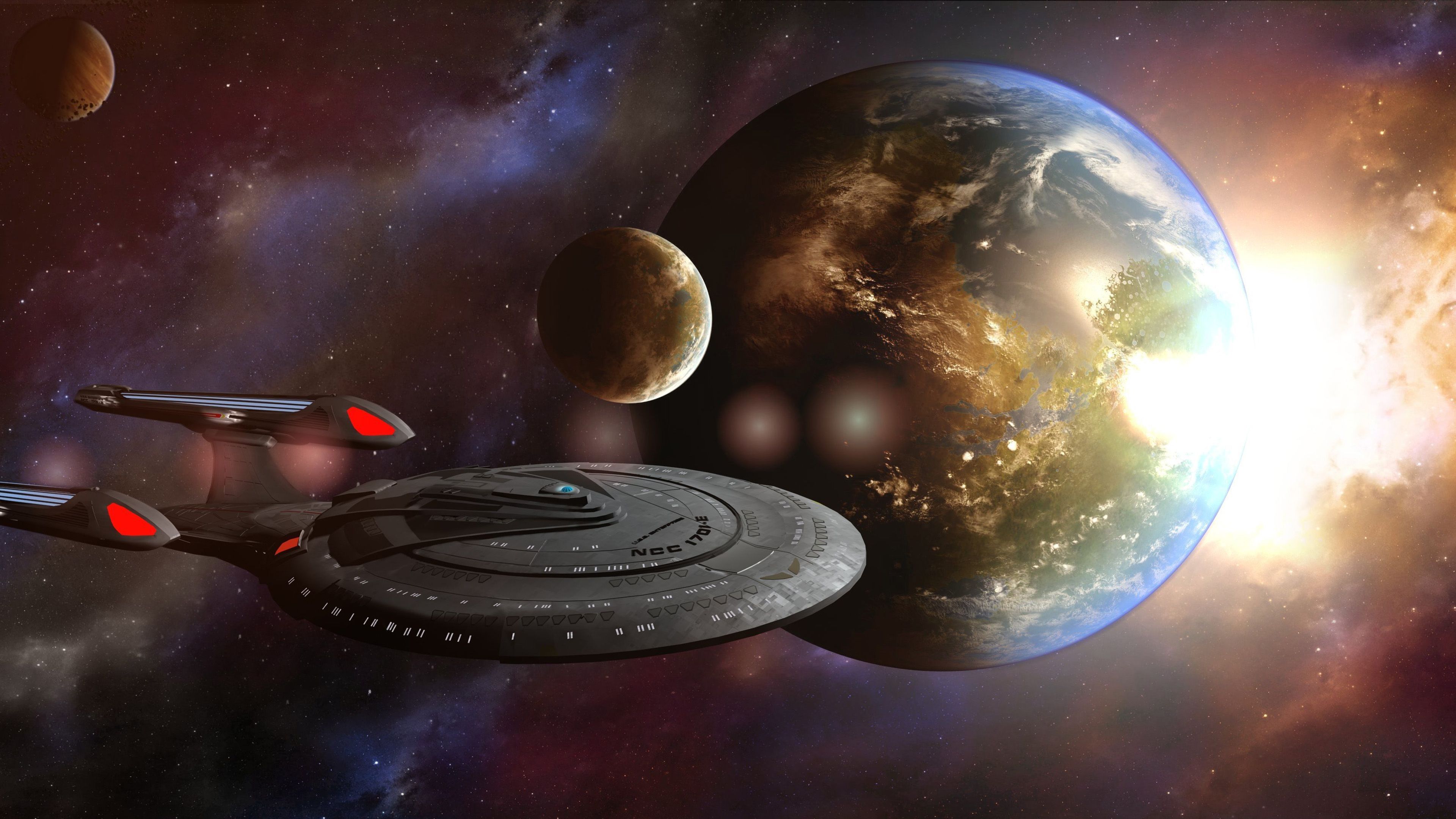 Enterprise Sci Fi Space Star Trek 4K HD Star Trek Wallpaper