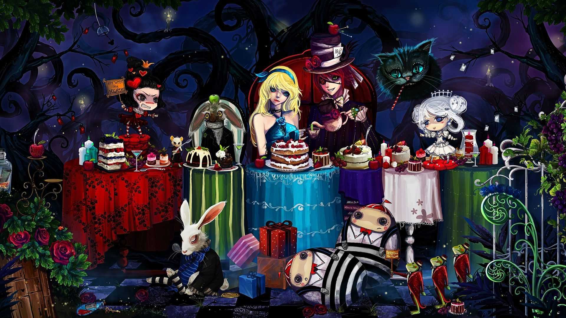 Alice's Forest Mural Wallpaper | Anewall Mural Wallpapers