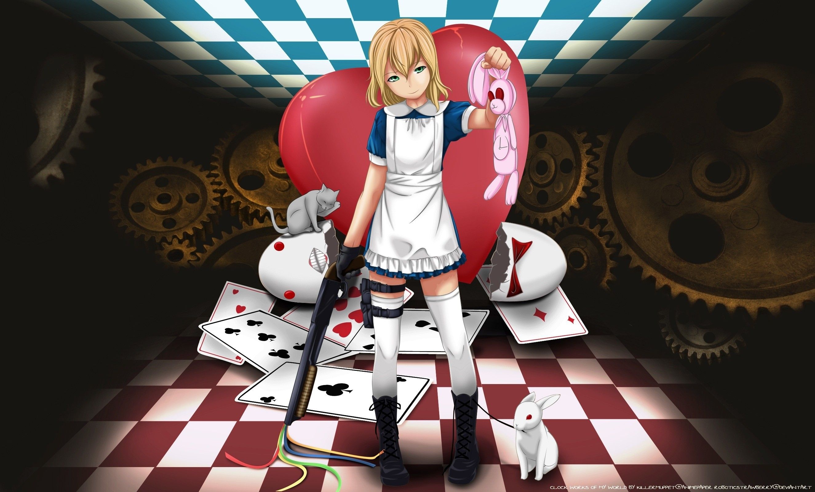 Alice In Wonderland Live Wallpaper In Wonderland Gun