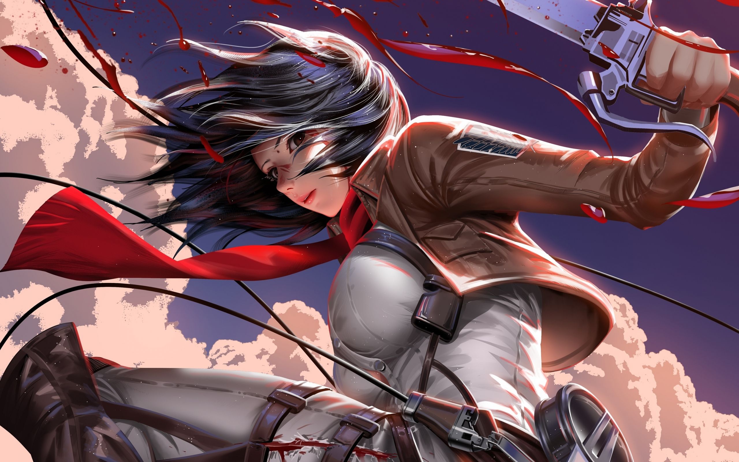 Desktop Wallpapers Anime, Attack On Titan, Mikasa Ackerman, Hd Image, Pictu...