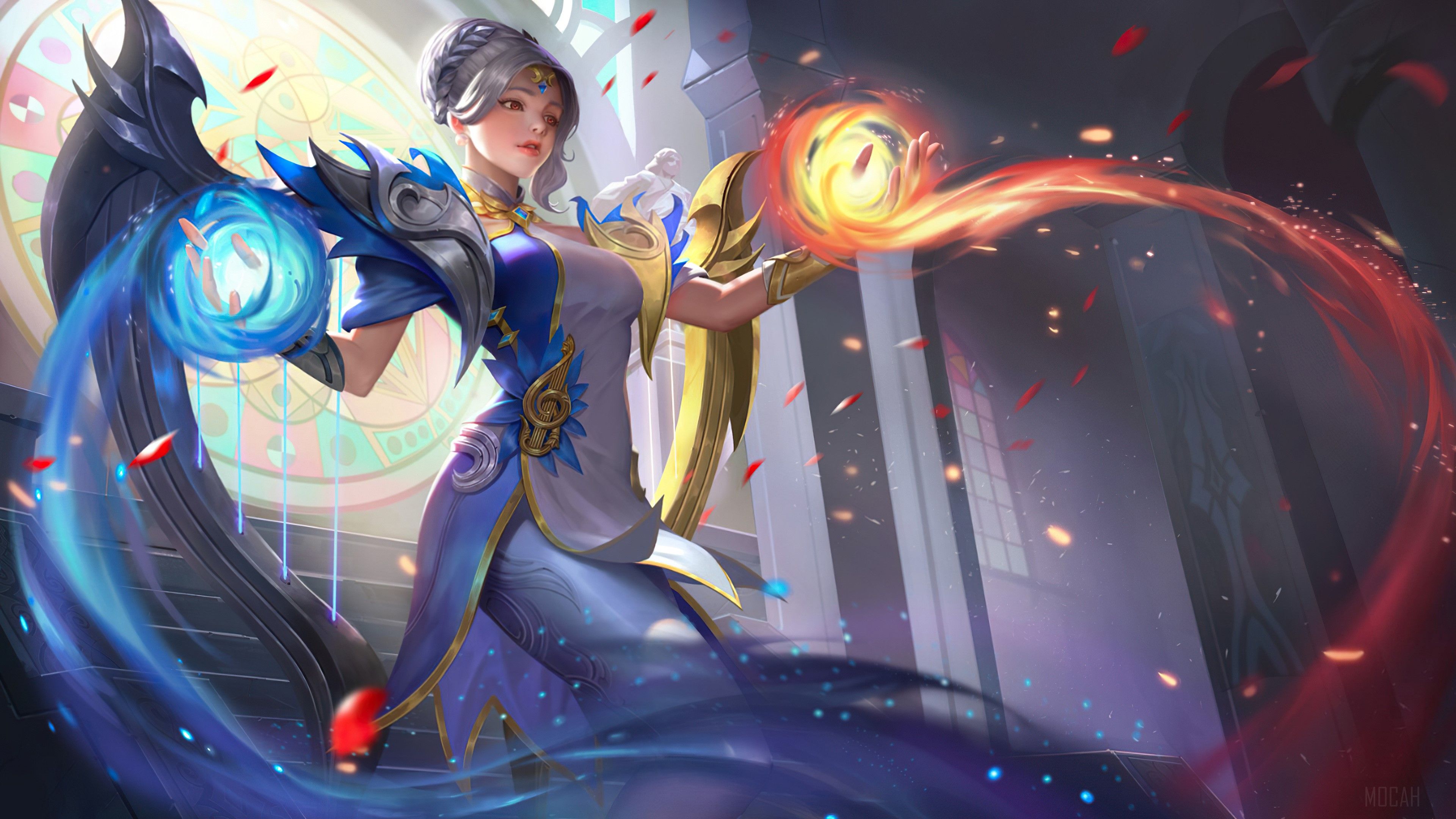 Lunox, Ash Blossom, Mobile Legends Bang Bang, ML, MLBB, Video Game 4k wallpaper. Mocah HD Wallpaper