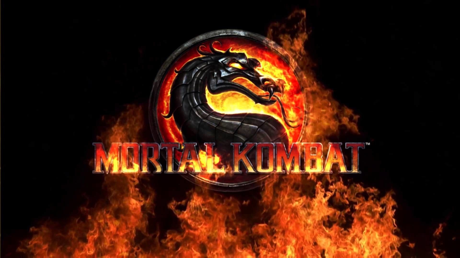 mortal kombat logo wallpaper for desktop