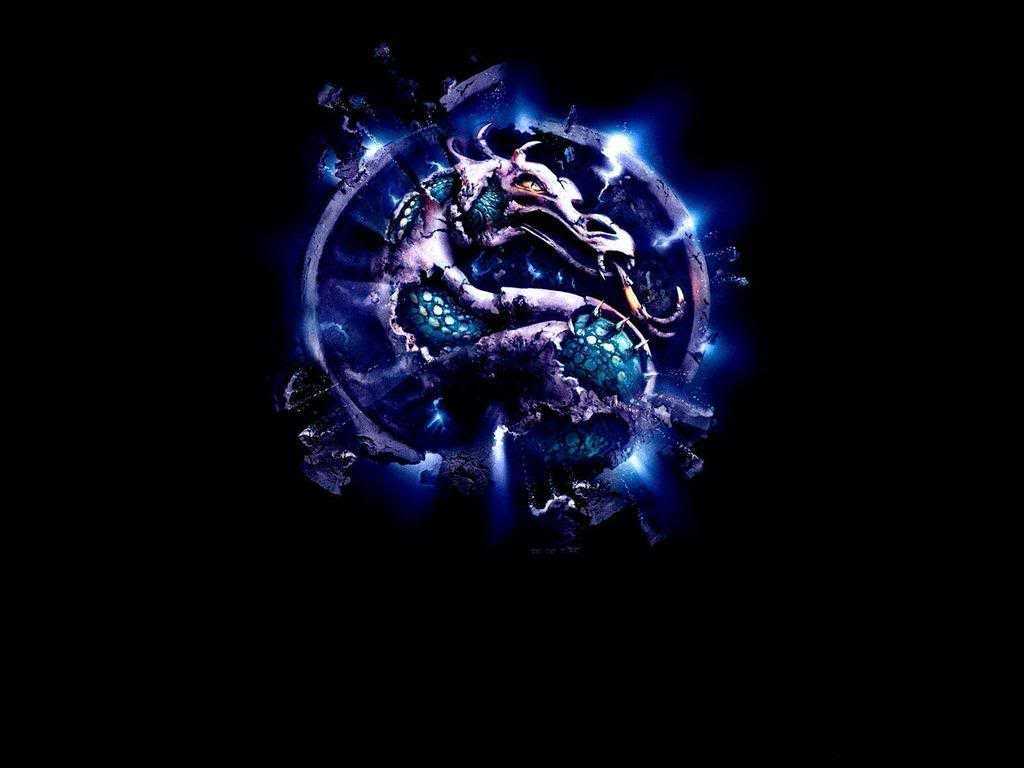 Mortal Kombat Logo Background Free HD Wallpaper