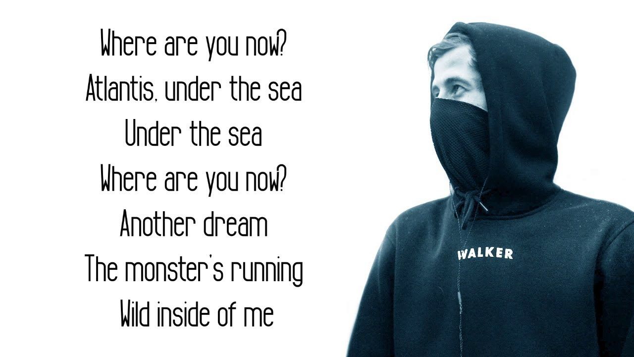 Alan Walker Faded Lyrics One Page