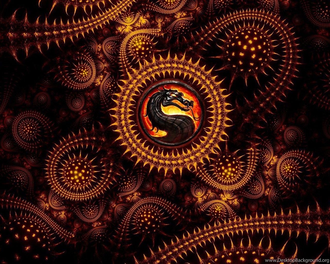 Mortal Kombat Logo Wallpaper 655059 Desktop Background