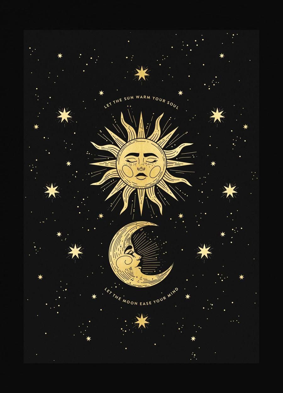 Aesthetic Sun And Moon Wallpaper - How To Blog