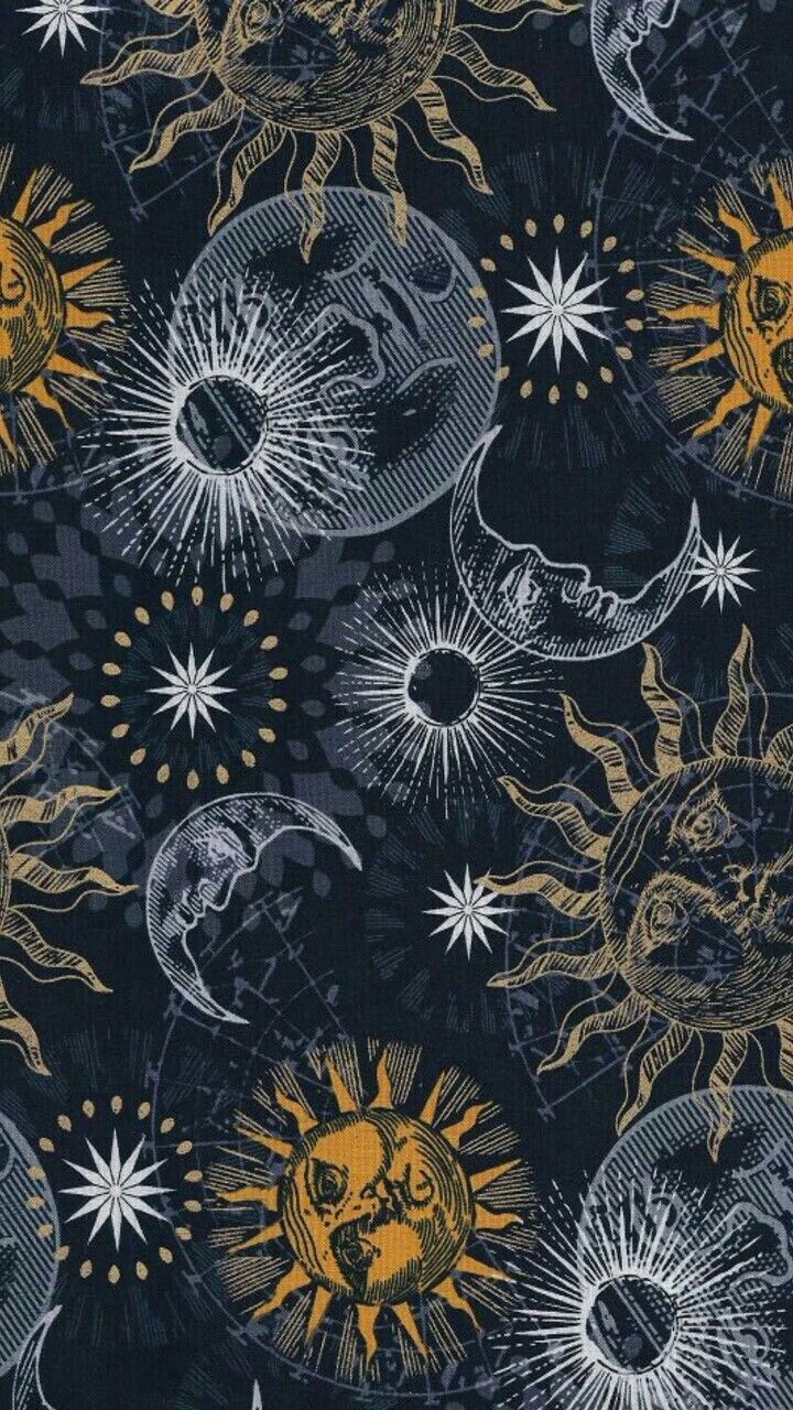Sun and Moon Aesthetic Wallpaper