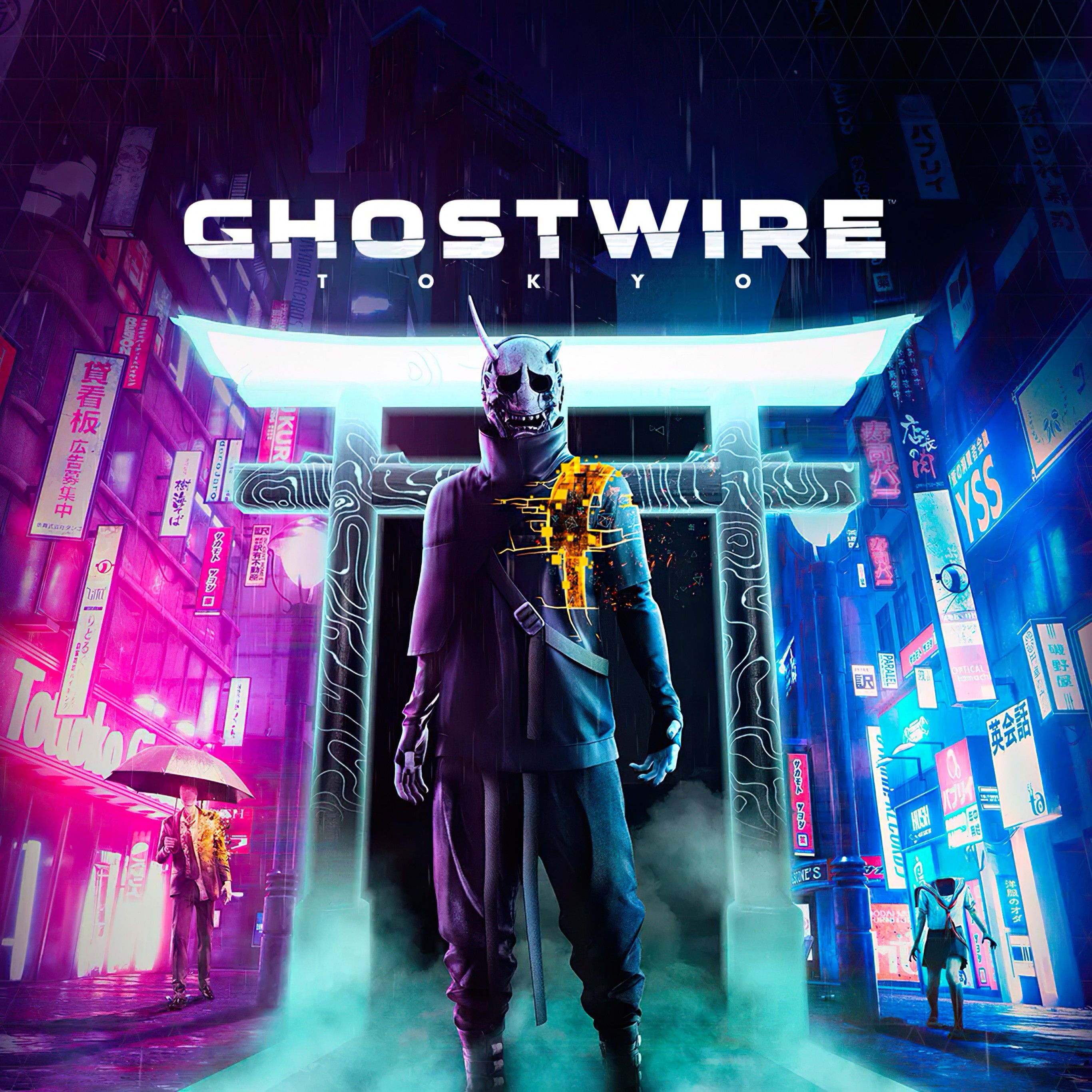 GhostWire: Tokyo 4K Wallpaper, PlayStation PC Games, 2021 Games, Games