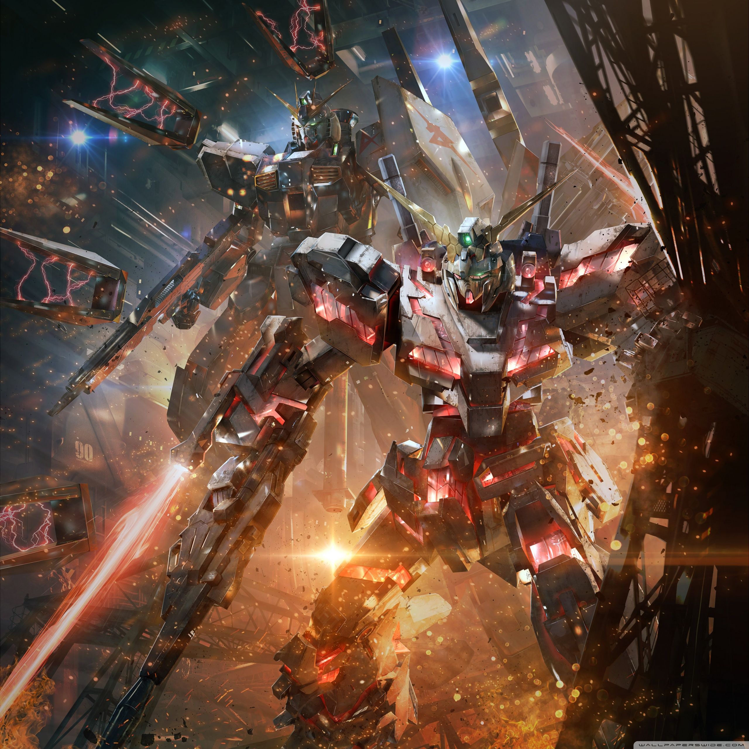 Gundam Versus Concept Art Video Game Ultra HD Desktop Background Wallpaper for: Multi Display, Dual Monitor, Tablet