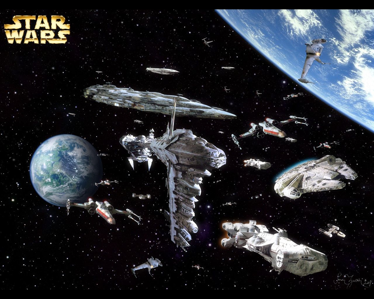 Star Wars Rebel Fleet Wallpaper