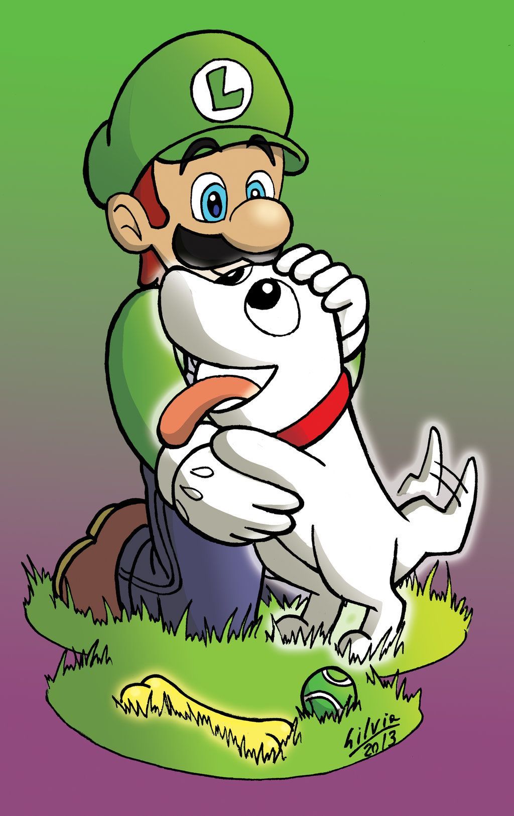 A Polterpup for a friend. Super mario and luigi, Super mario galaxy, Mario and luigi