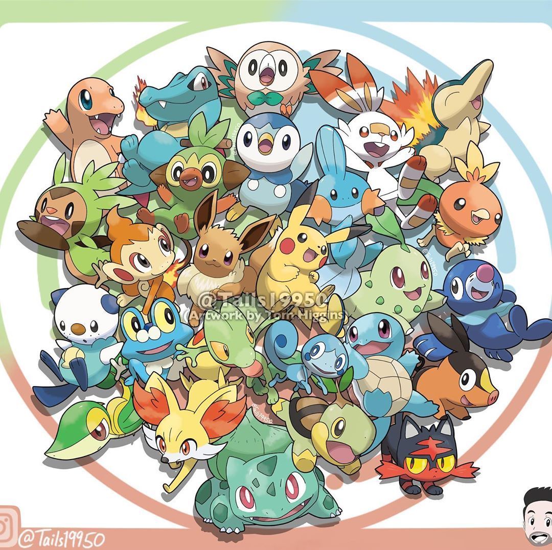 Please donate to keep SoulSliverArt posting your favorite Pokémon image! Click the link on our BIO. Pokemon, Pokemon starters, Cool pokemon wallpaper
