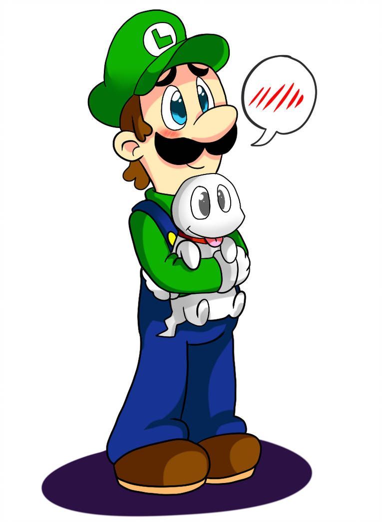 Luigi and Polterpup by Crashkirby888. Super mario art, Luigi, Super mario and luigi