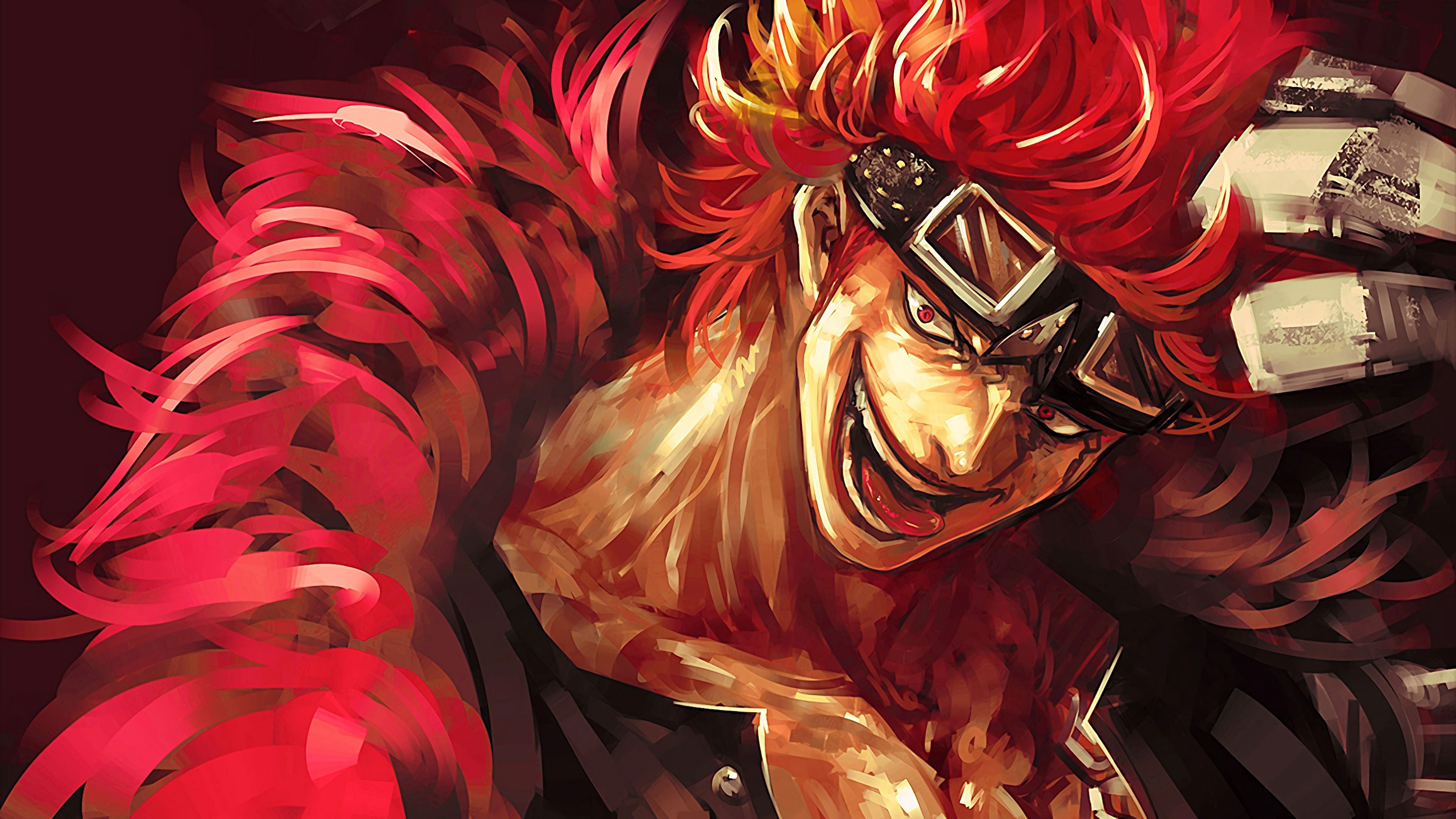 3840x2160 Eustass Kid, Anime, Boy, Red Hair, One Piece, Red Eyes wallpaper JPG