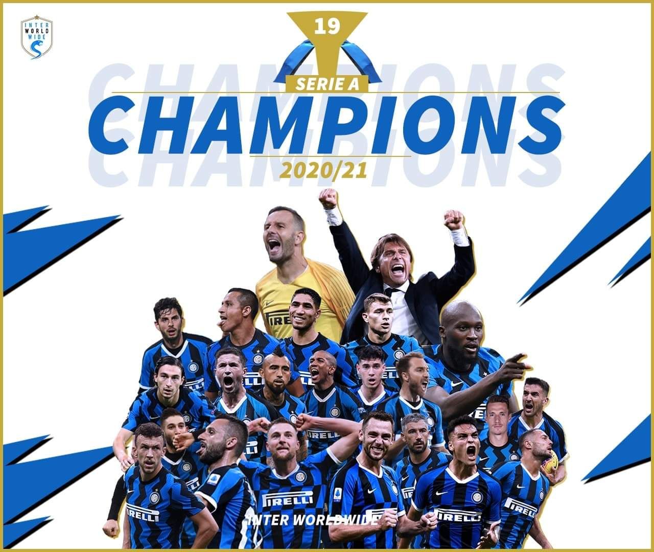 Inter Milan Serie A Champions 2021 Wallpapers Wallpaper Cave