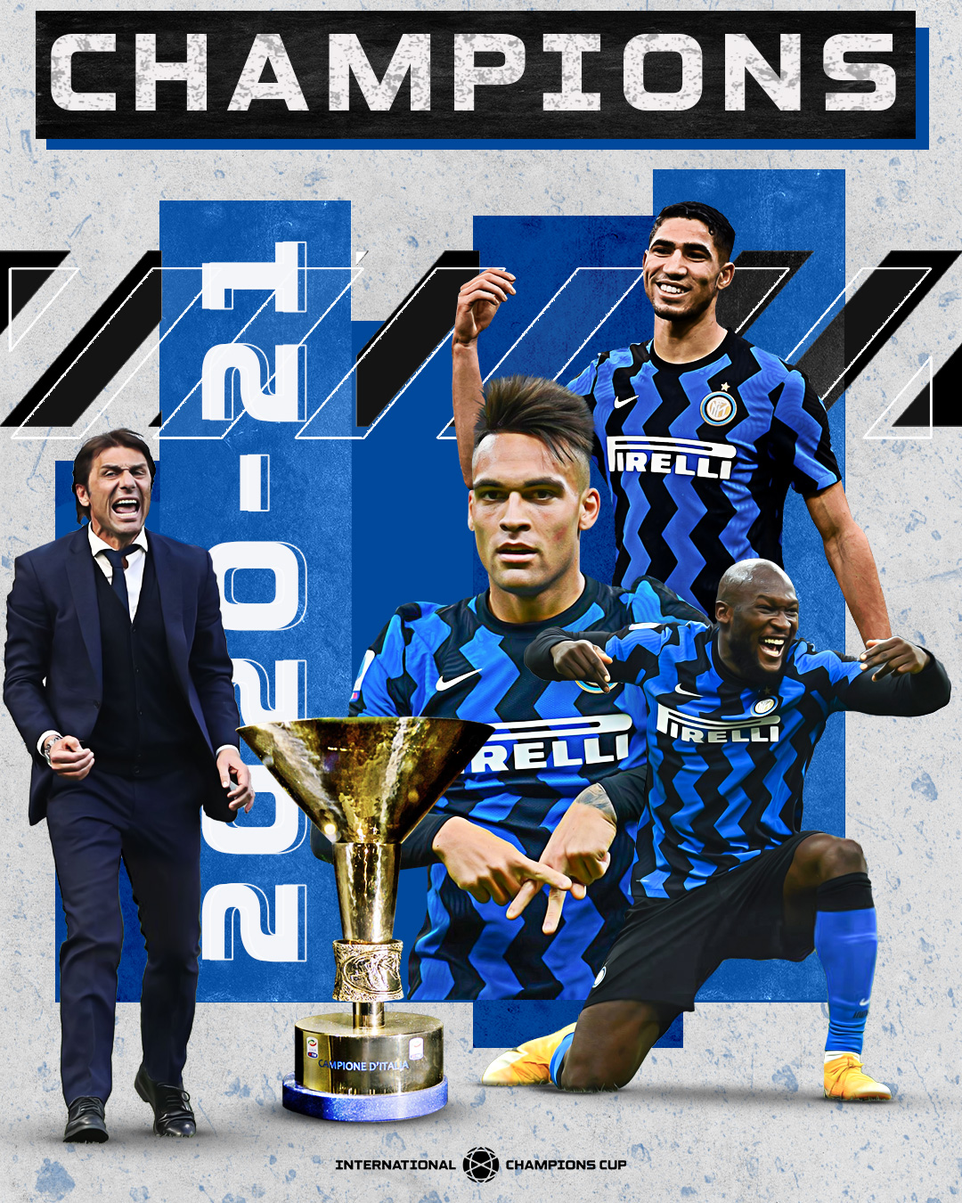 Inter Milan Serie A Champions 2021 wallpaper