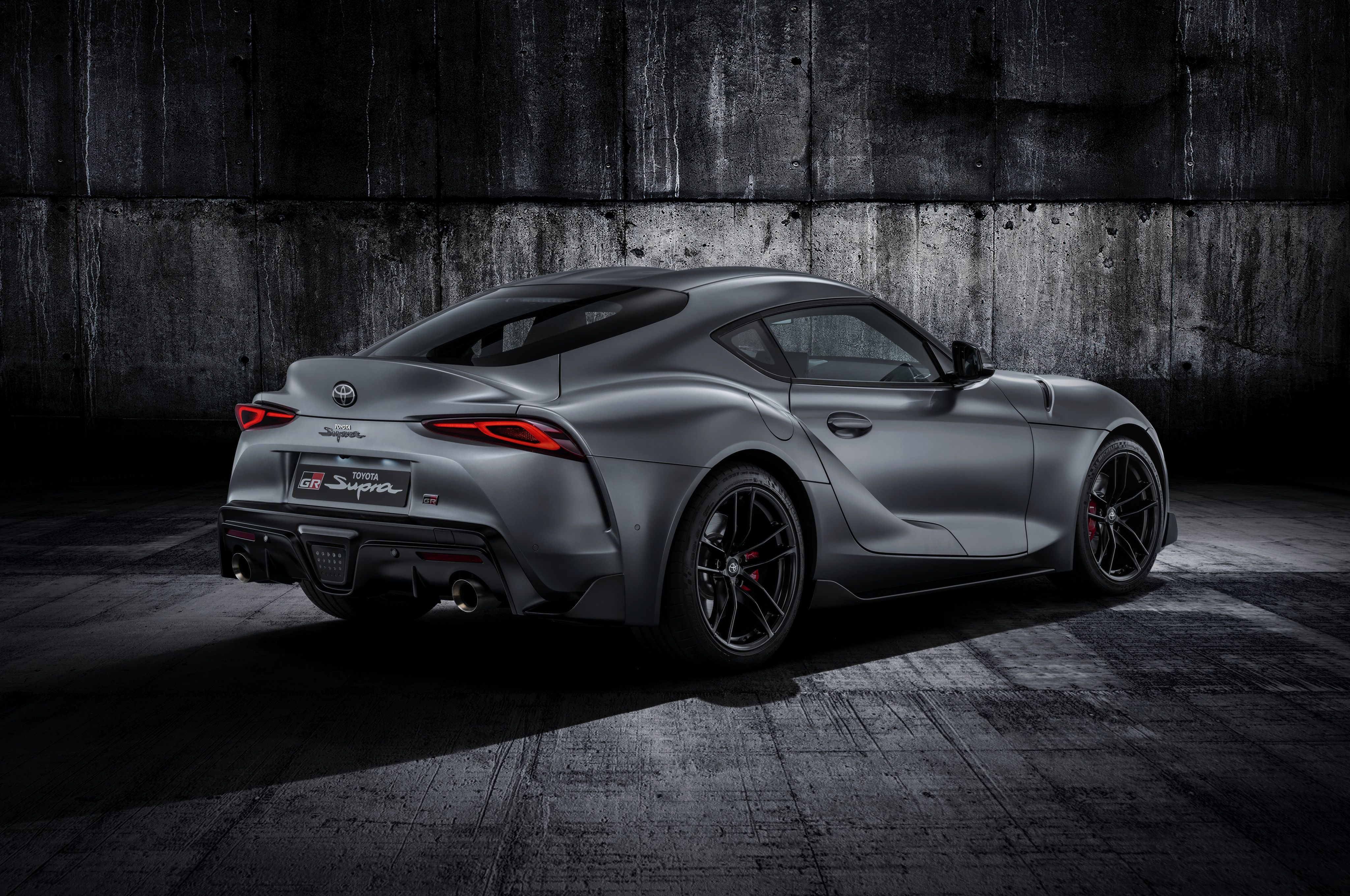 Toyota Supra Background Coupe Rear Side The Fifth Generation Mk5 Double 2019 Gr A90 Gazoo Racing Mkv 4k