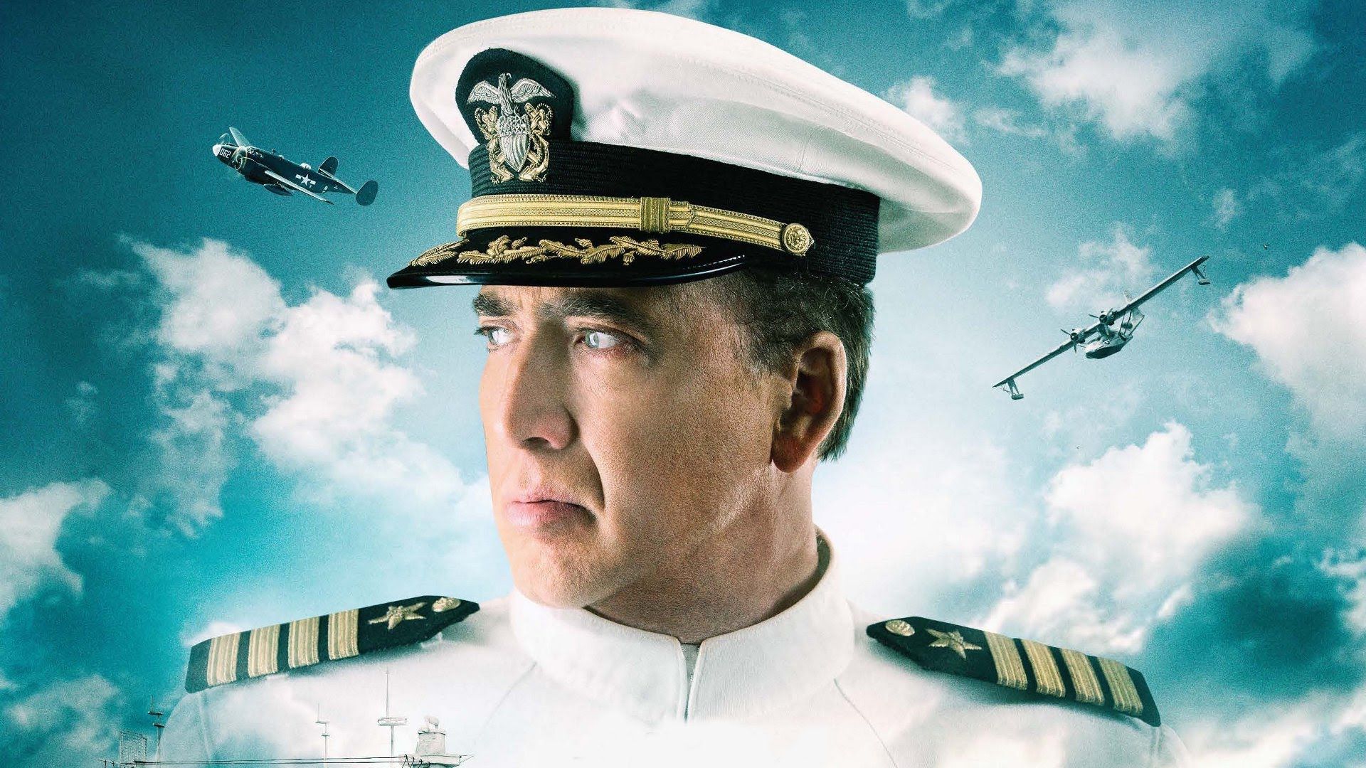 Wallpaper, Person, air force, Nicolas Cage, navy, aviation, professional, atmosphere of earth, profession, military officer, uss indianapolis men of courage, captain mcvay, military person 1920x1080