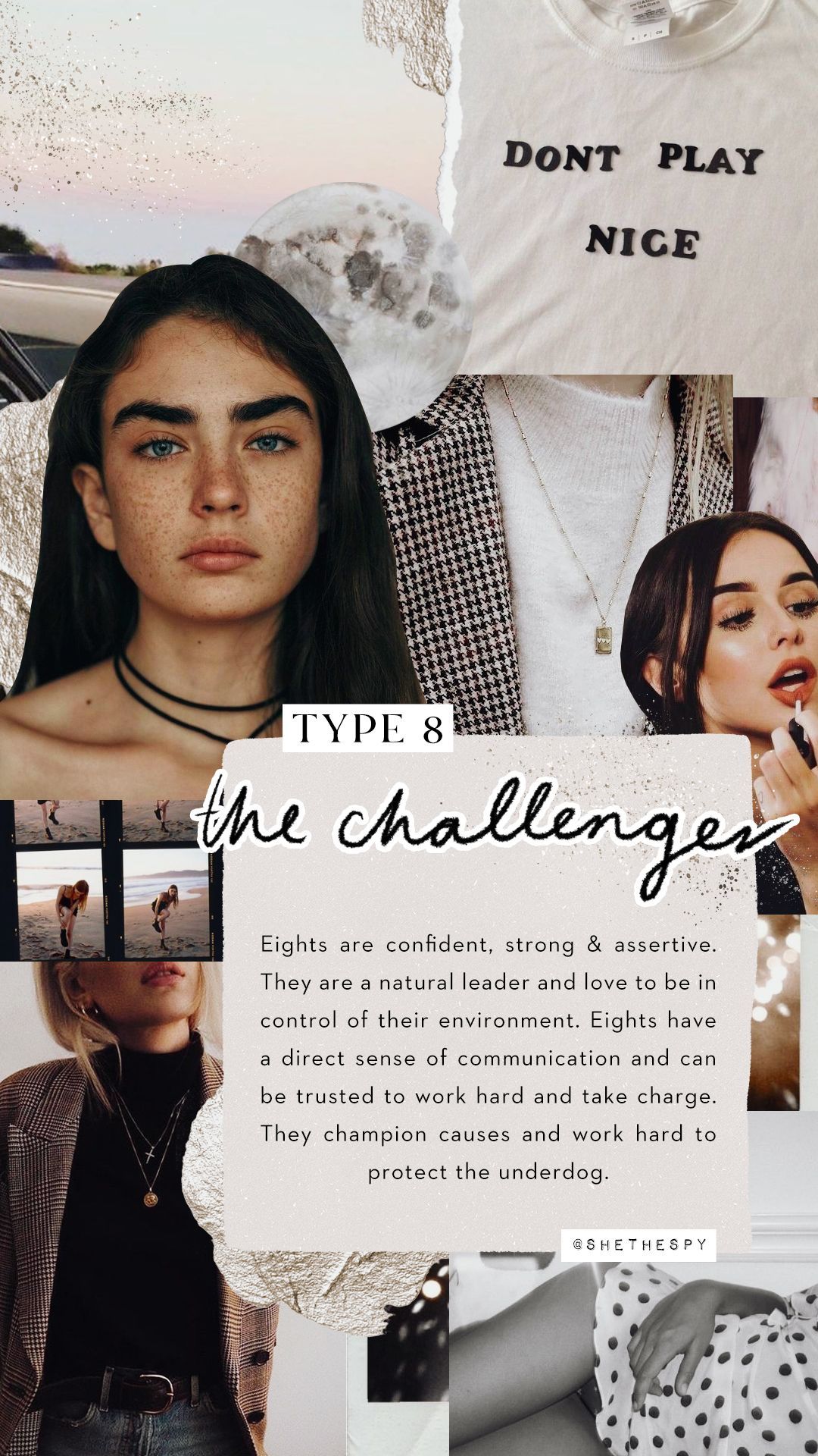 Type 8 Enneagram Wallpaper. Enneagram, Enneagram types, Types of aesthetics