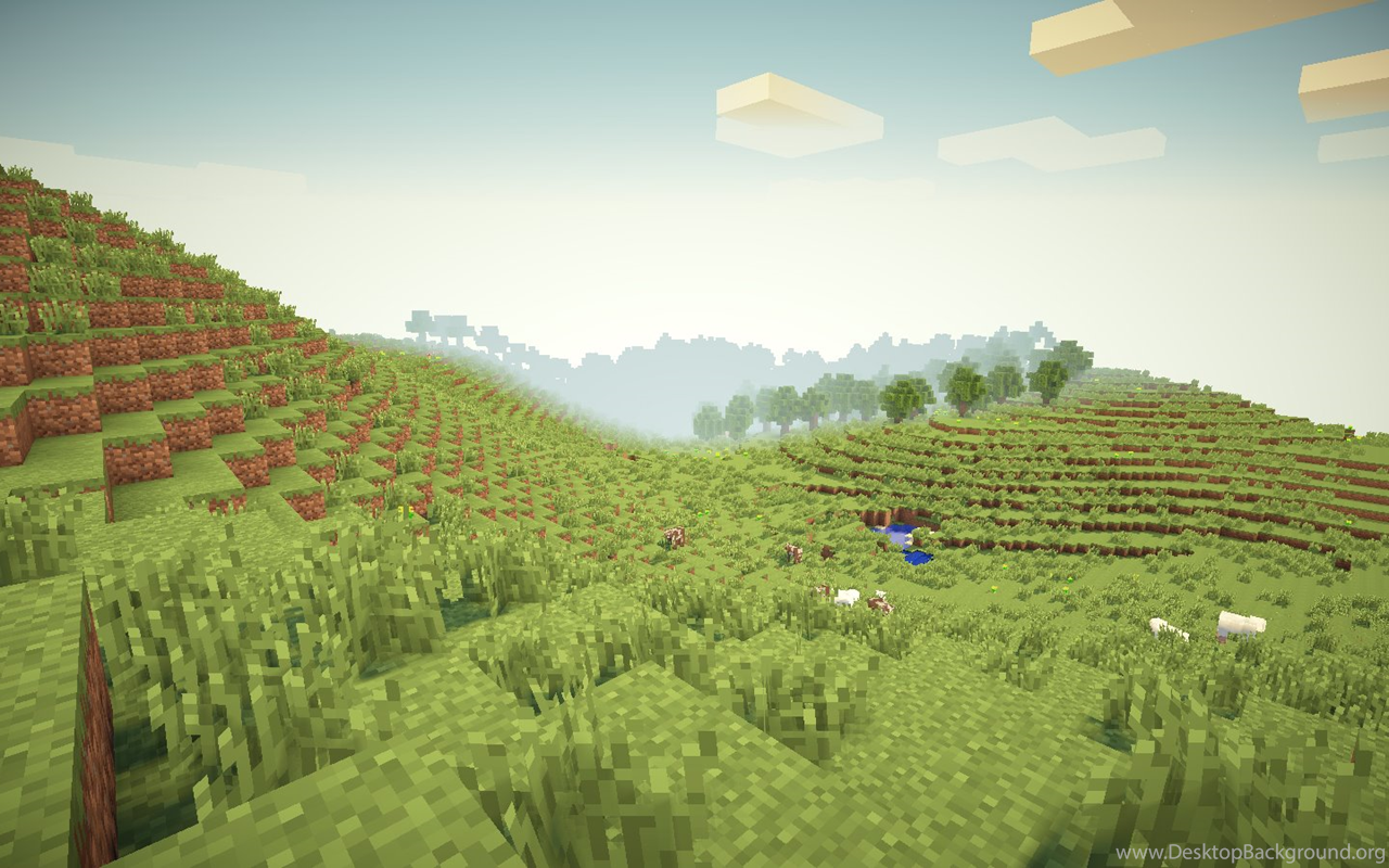 Minecraft Rolling Hills By SyndicusX Desktop Background