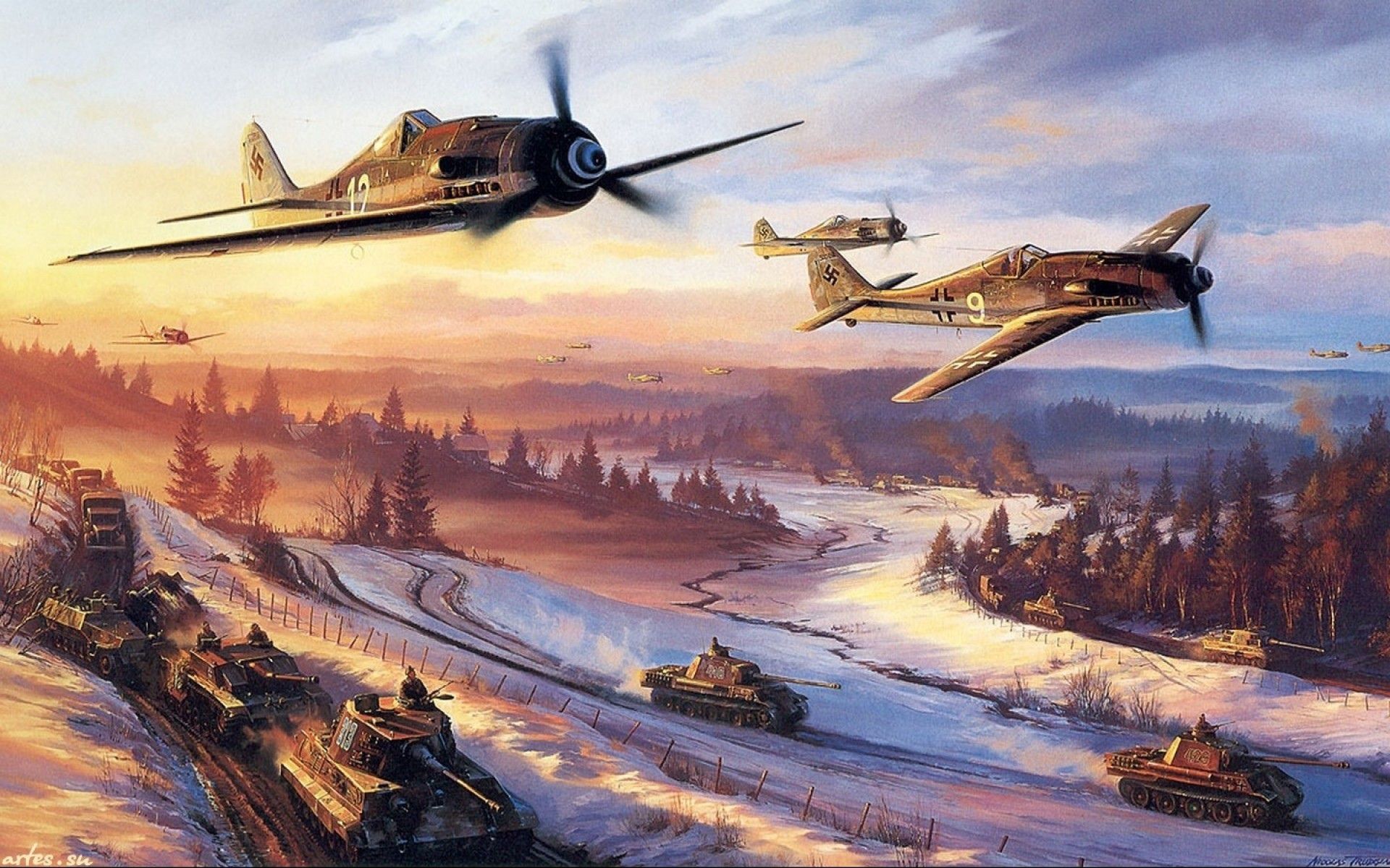 World War 2 Planes Wallpaper