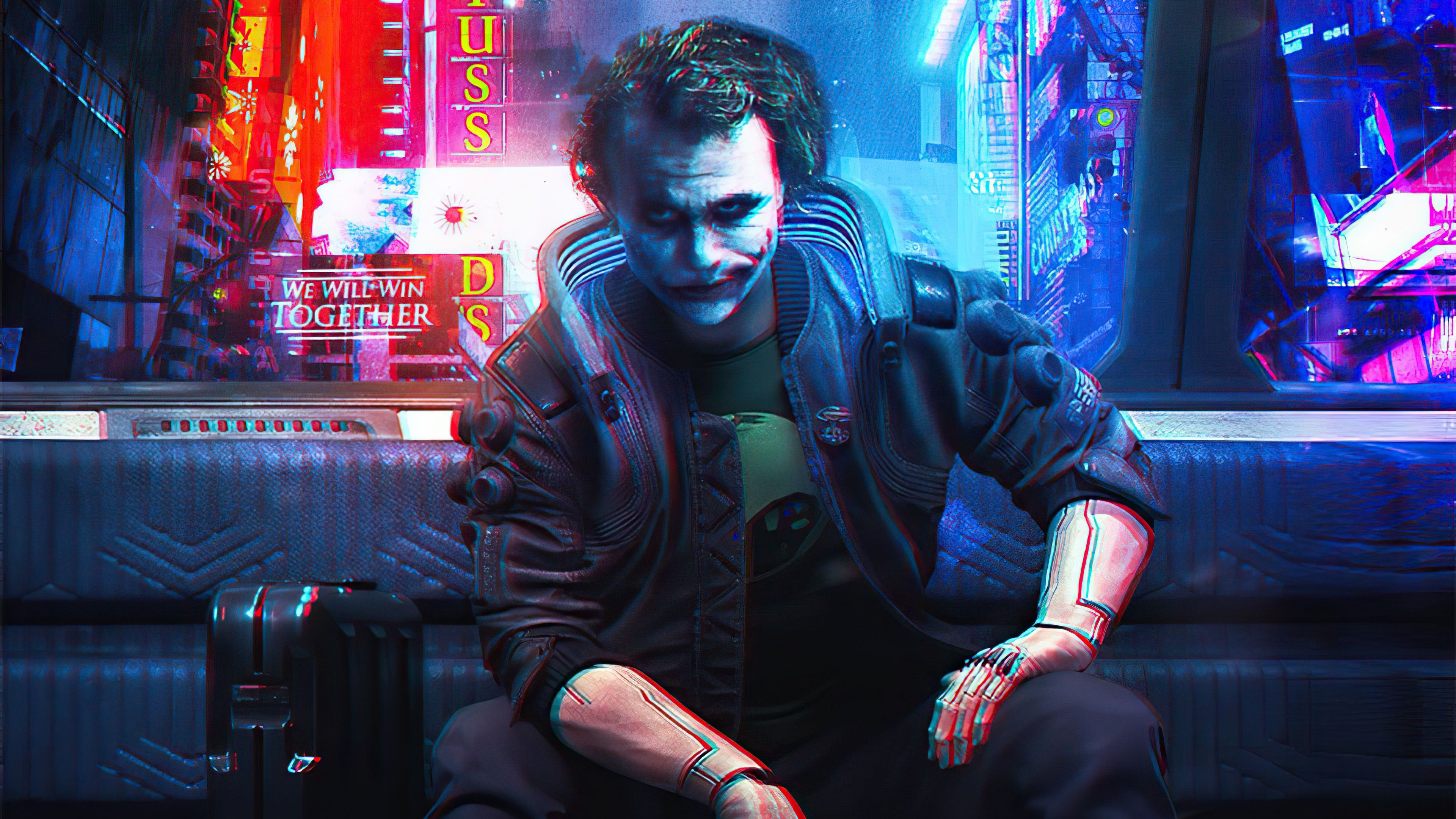 Joker Cyberpunk 4k, HD Superheroes, 4k Wallpaper, Image, Background, Photo and Picture