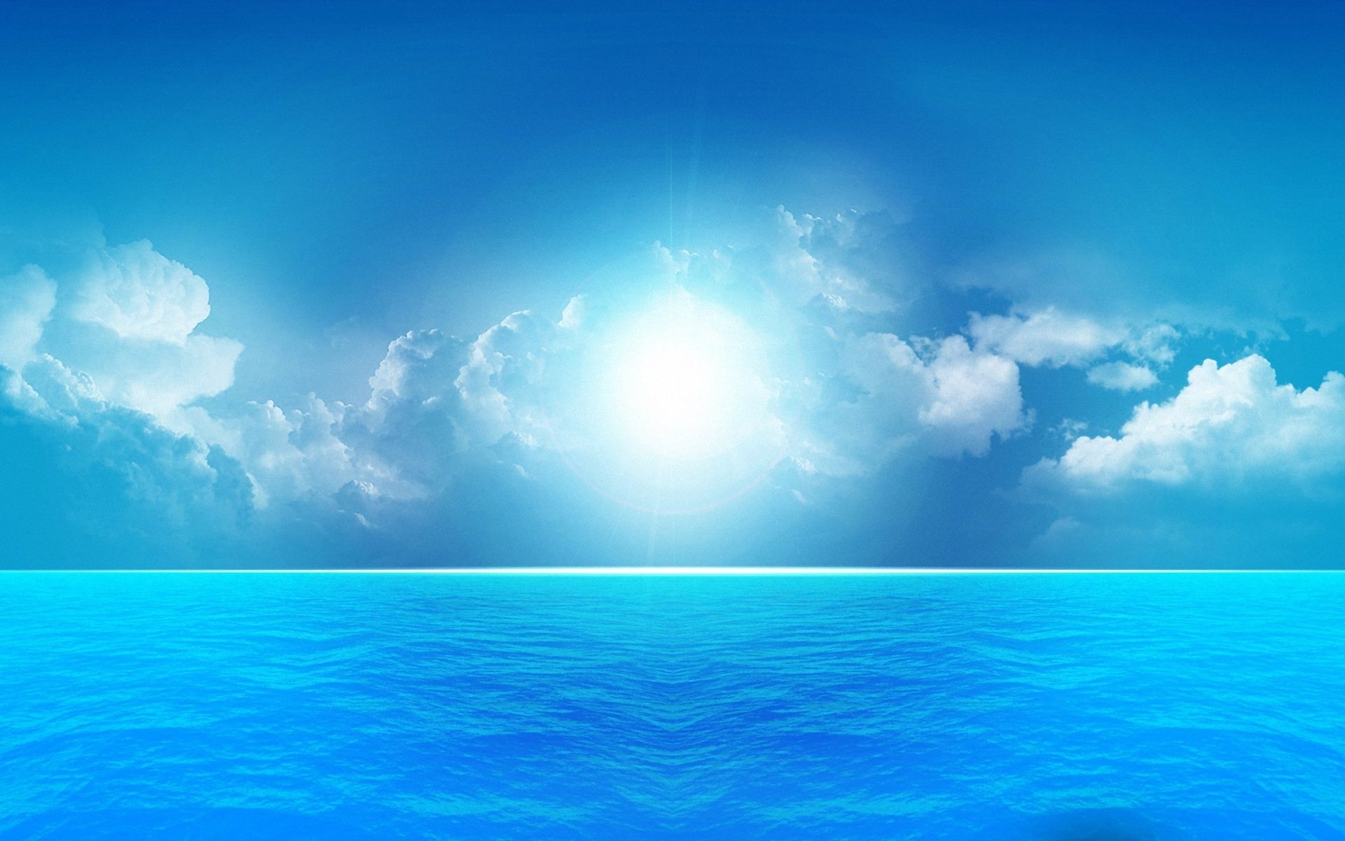 Free download Summer 2012 a blue day at sea Wallpaper HD Wallpaper 97004 [1920x1200] for your Desktop, Mobile & Tablet. Explore 3D Ocean Landscape Desktop Wallpaper. Free Halloween 3D