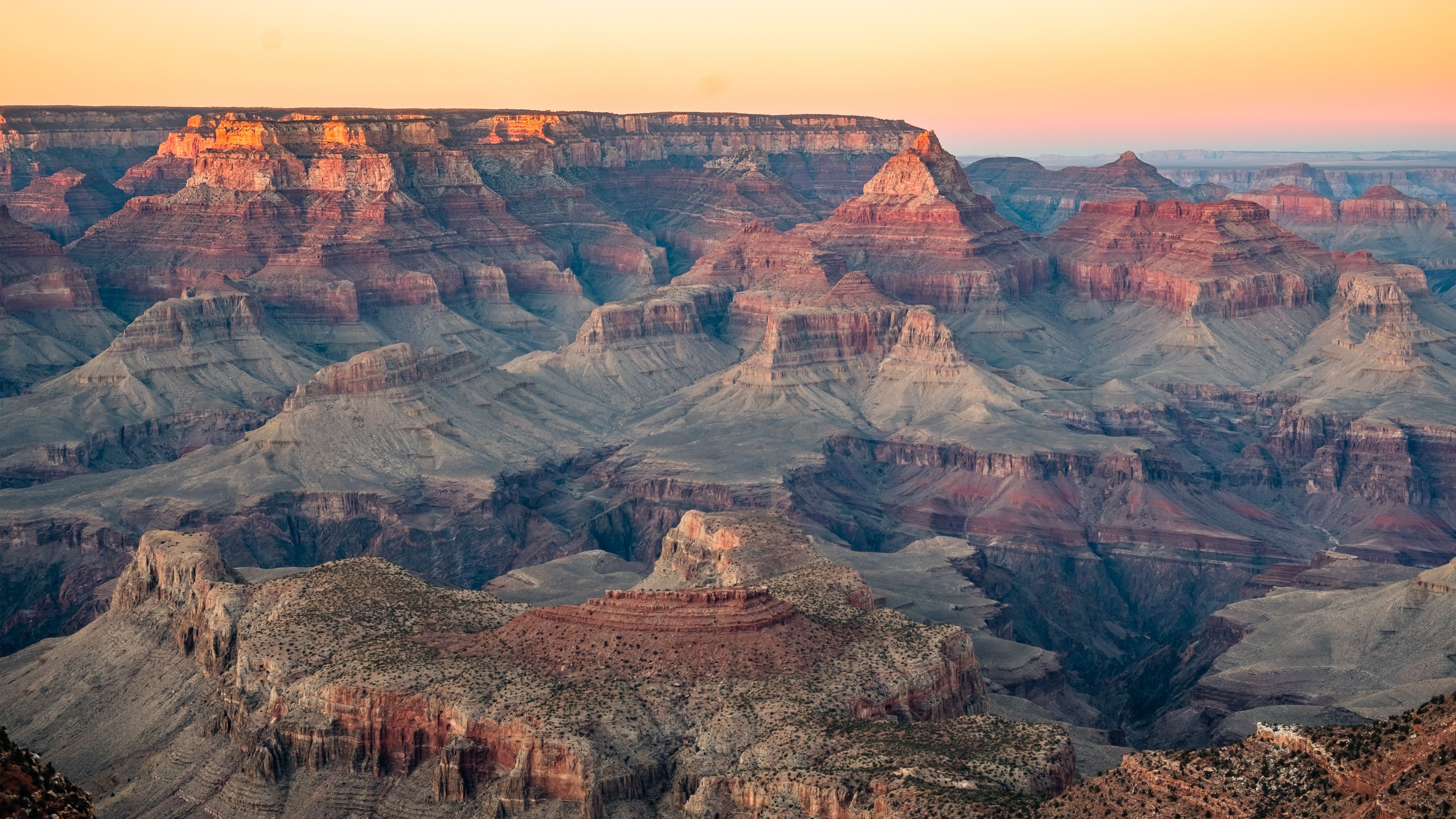 Fantastic View of Grand Canyon Wallpaper UHD 5K