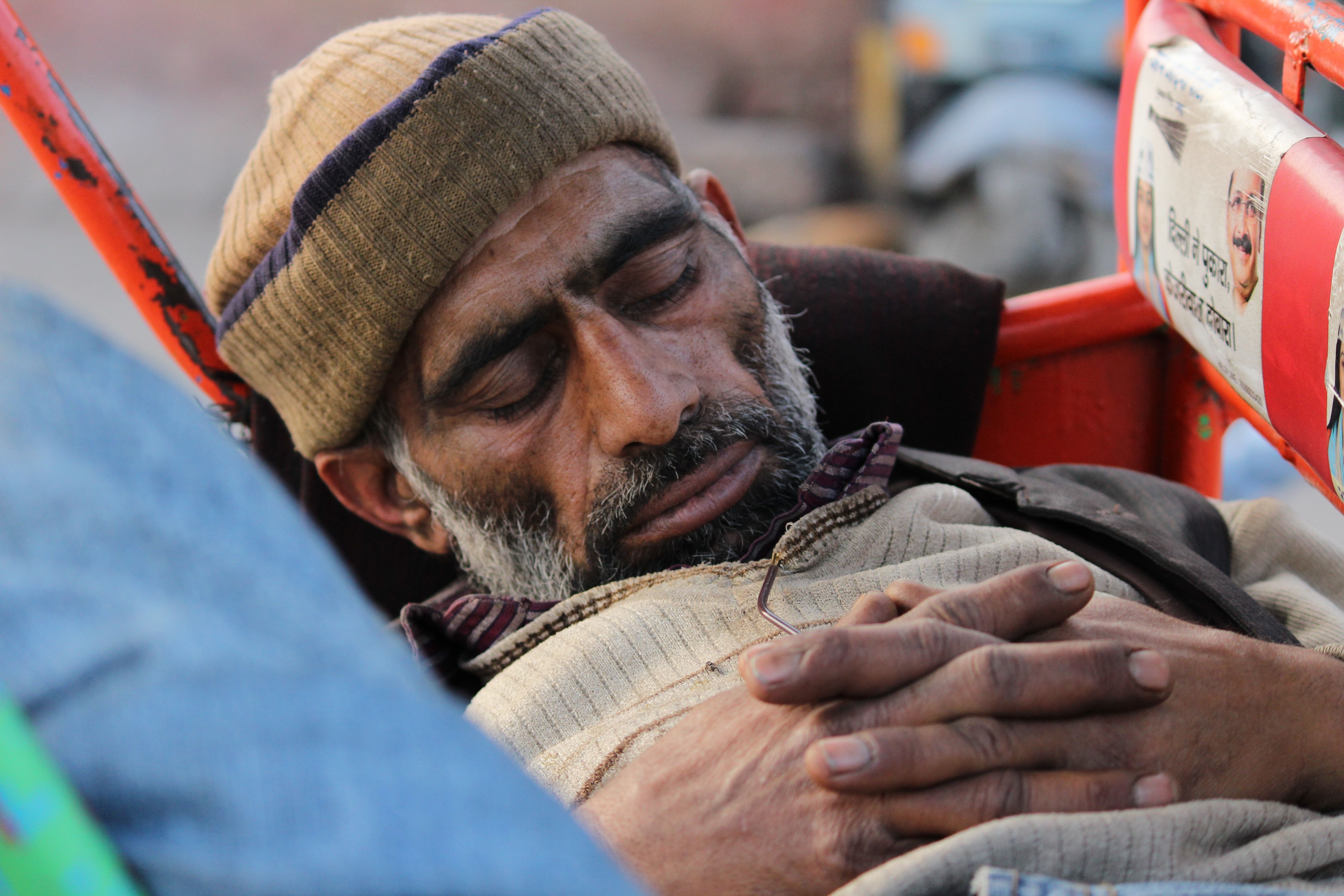 Closeup Photography of Man Sleeping · Free