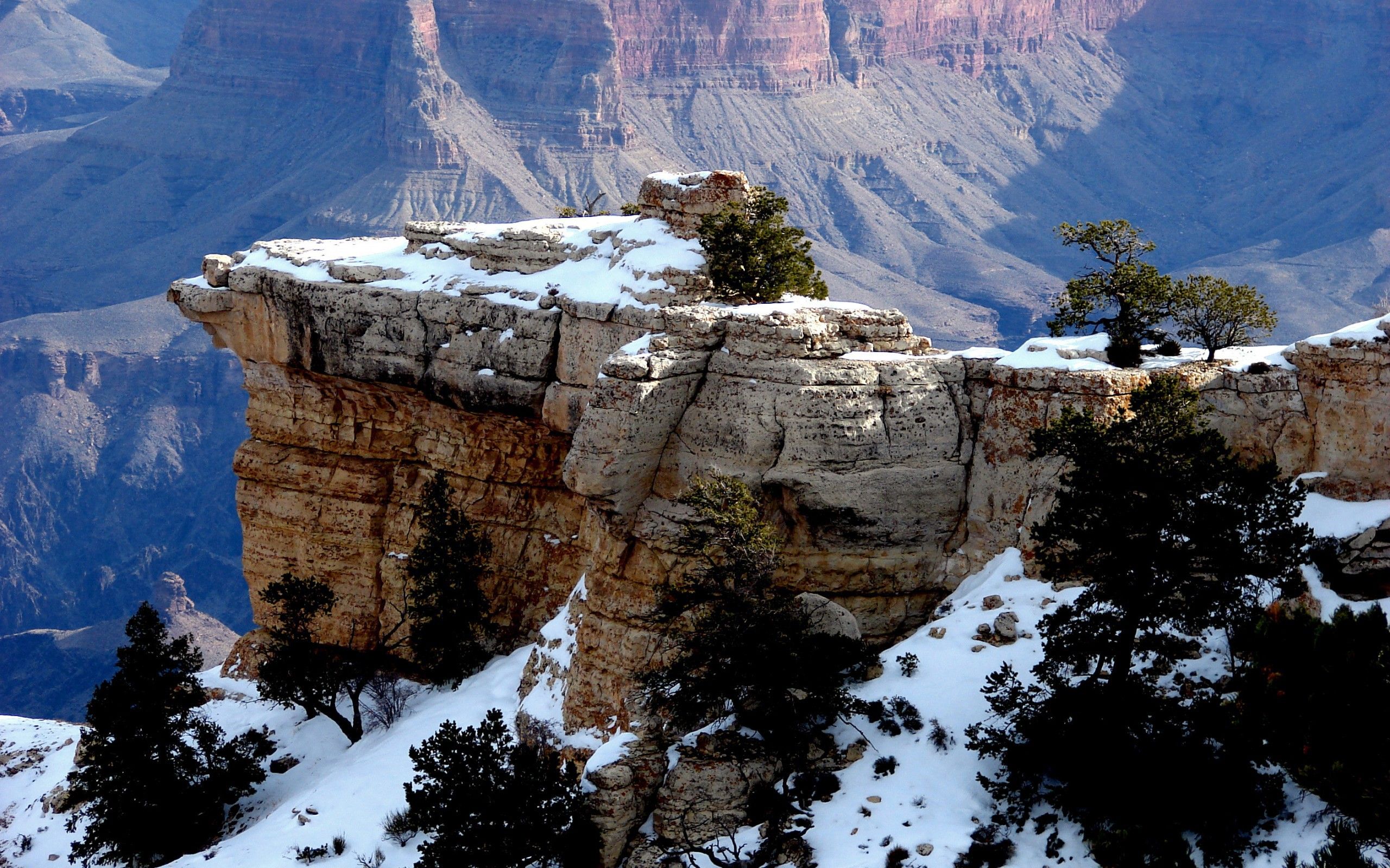 Hdwallpaper87.com The Grand Canyon During Winter Desktop Wallpaper. Free The Grand Canyon During Winter Phone Background Image
