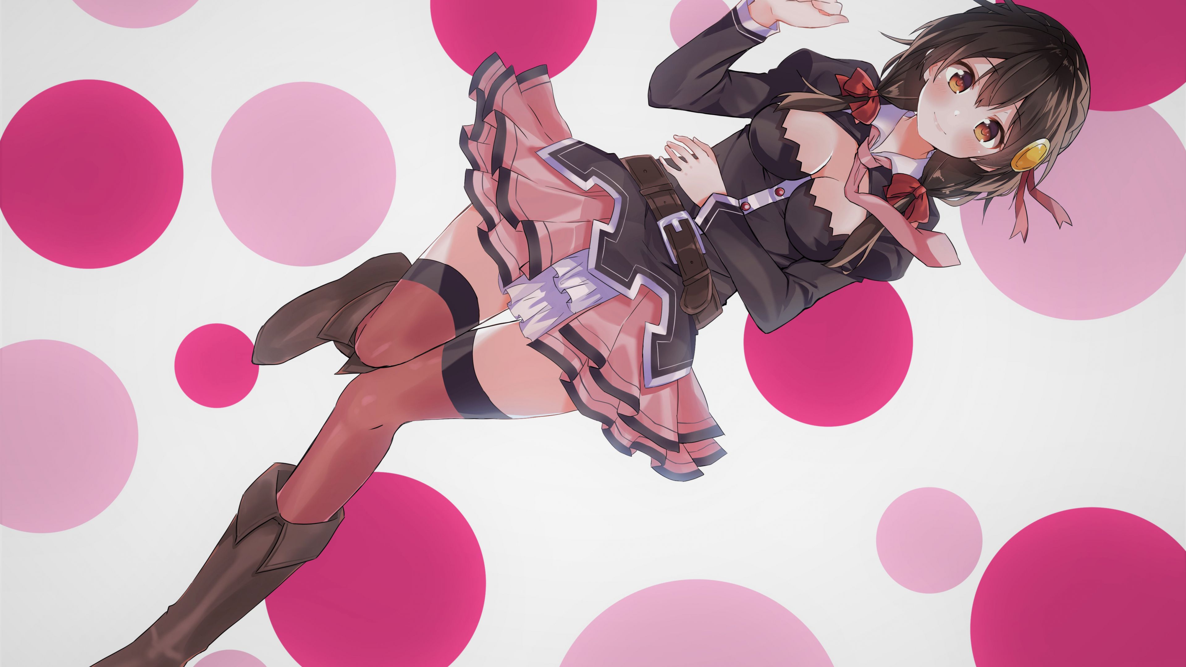 Desktop Wallpaper Yunyun, Konosuba, Lying Down, 4k, HD Image, Picture, Background, 3c8ac2