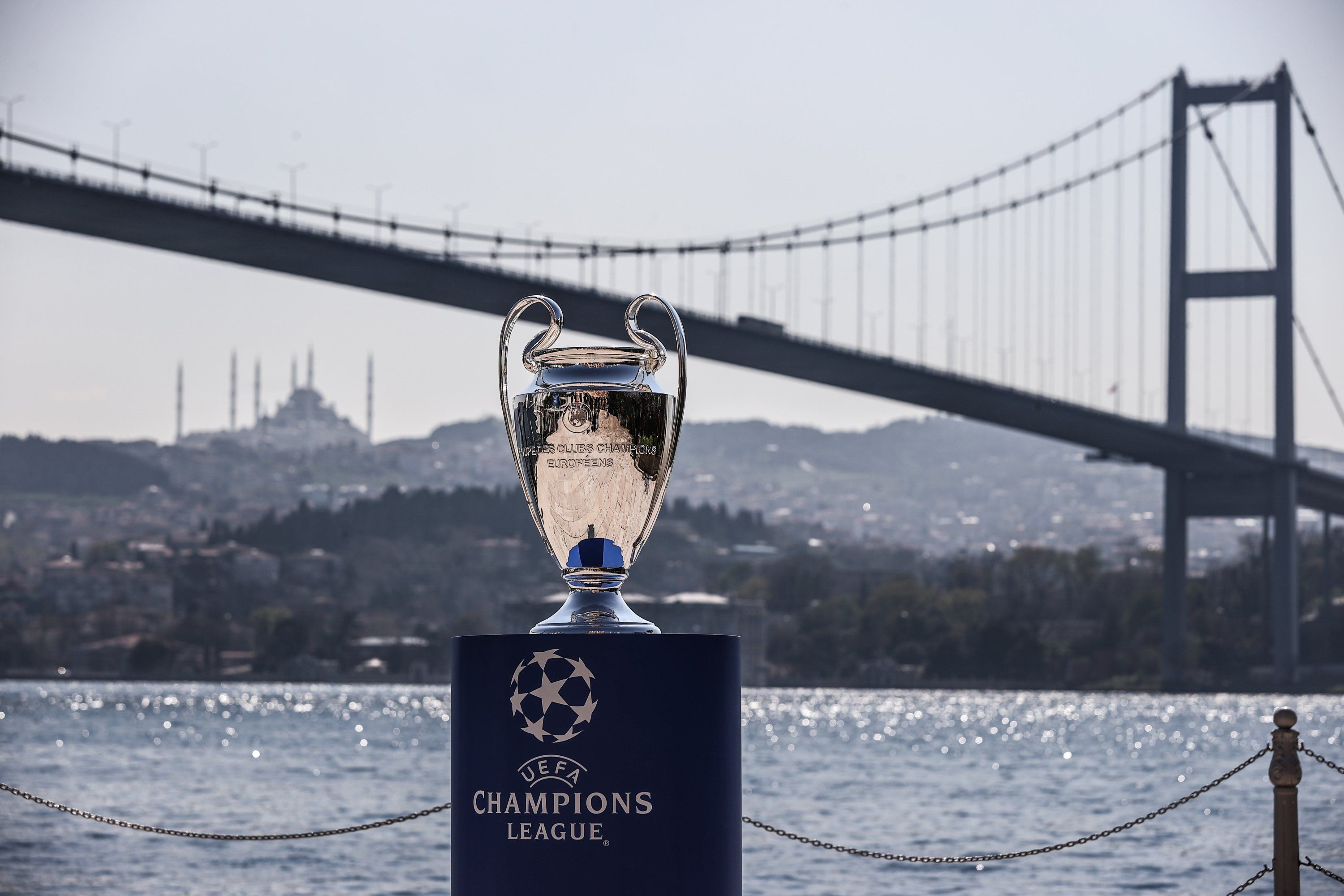 UEFA Champions League trophy arrives in Istanbul ahead of final