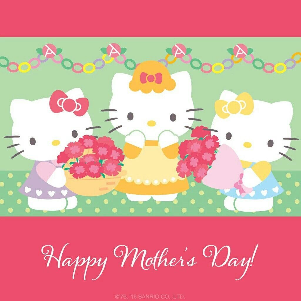 Happy Mother's Day to all the Wonderful Mamas out there!. Hello kitty, Hello kitty wallpaper, Hello kitty image