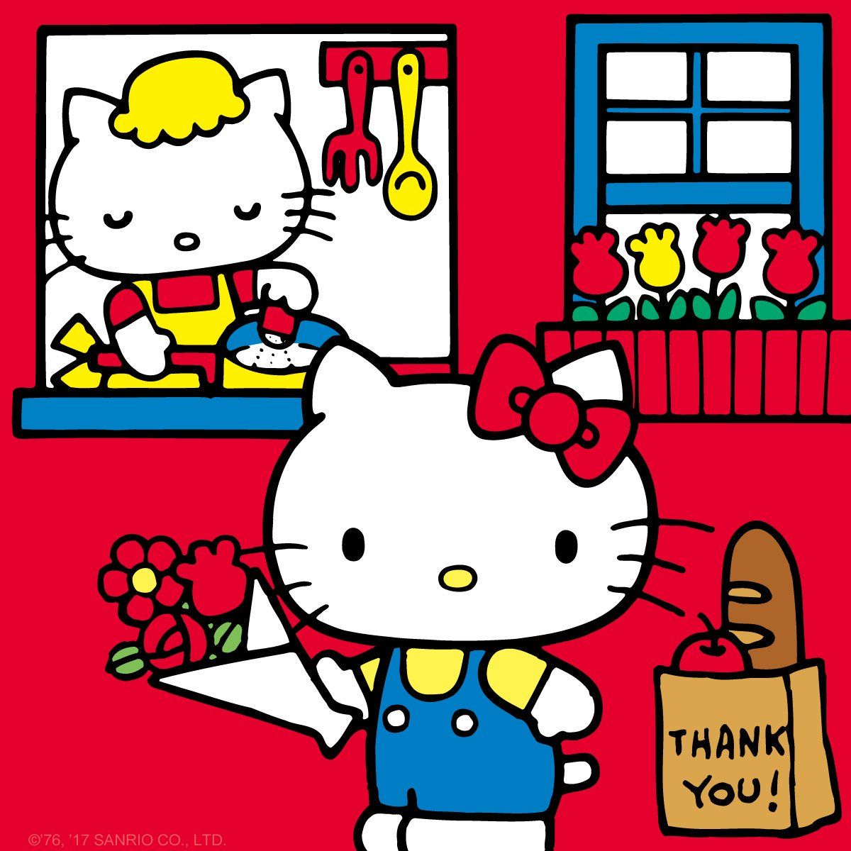 Have a wonderful Mothers Day! Hello Kitty, May 2017. Hello kitty printables, Hello kitty, Hello kitty image