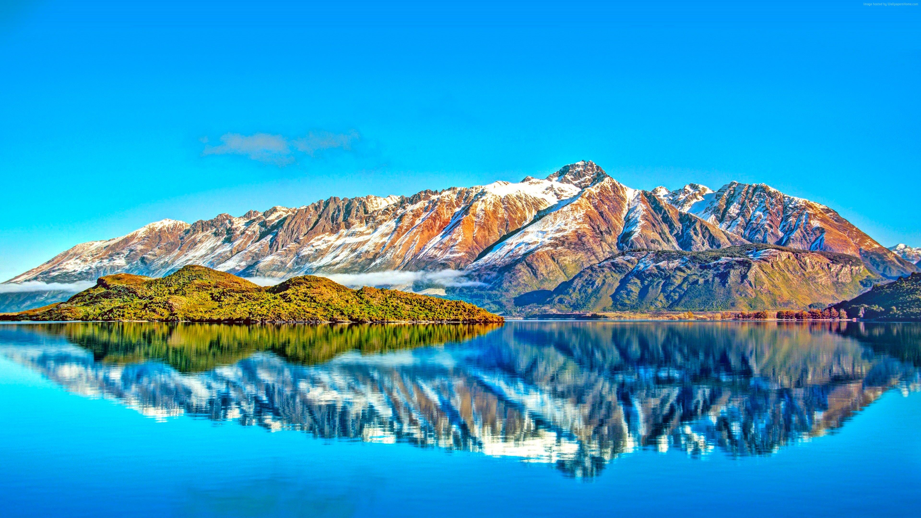 Wallpaper mountains, lake, 4k, Nature Wallpaper Download Resolution 4K Wallpaper
