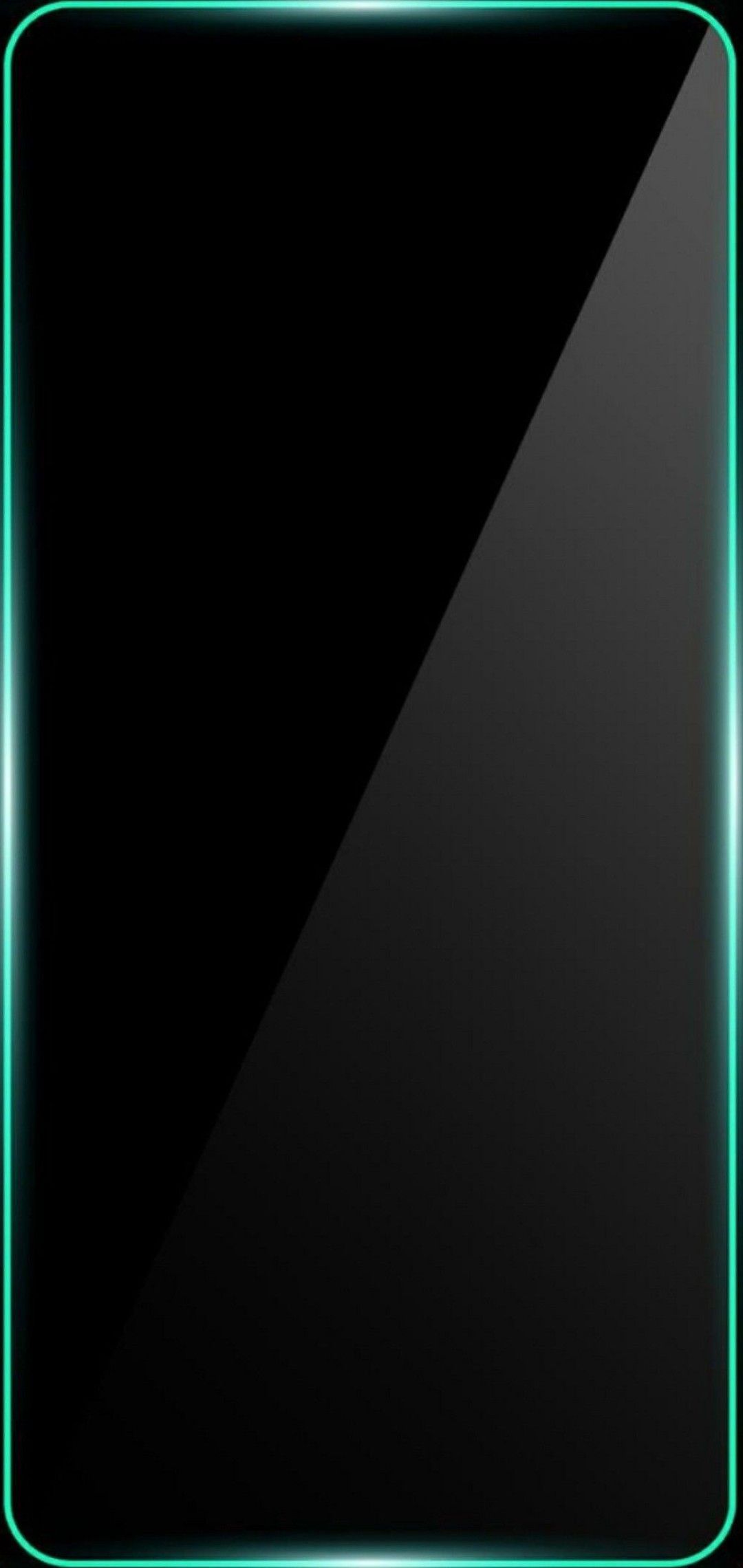 Neon 3D Frame amoled border edge glow green oled star HD phone  wallpaper  Peakpx