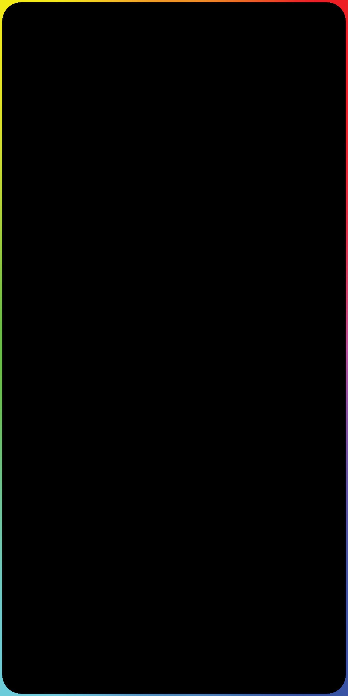 Rainbow Border Wallpaper Pixel 3