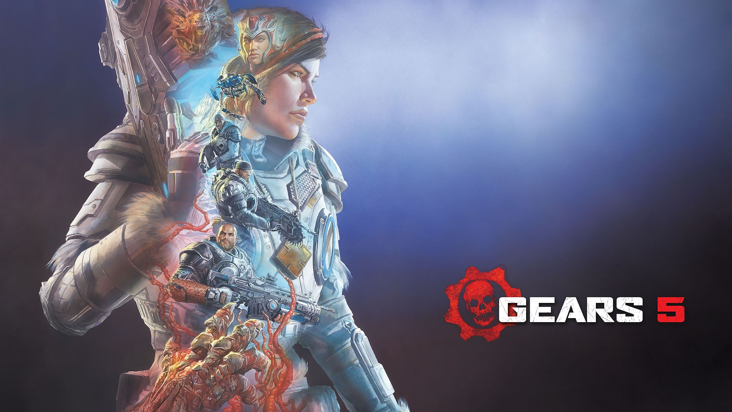 Gears 5 Kait Diaz Characters 4K Wallpaper