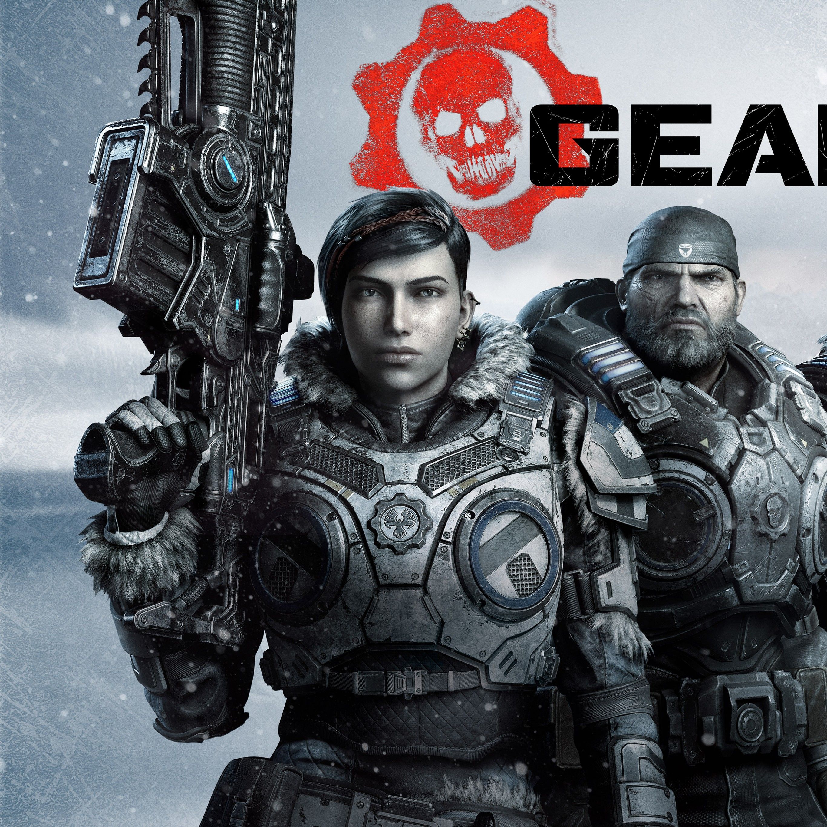 Gears 5 4K Wallpaper, Kait Diaz, Marcus Fenix, Xbox One, Xbox Series X, PC Games, 5K, Games