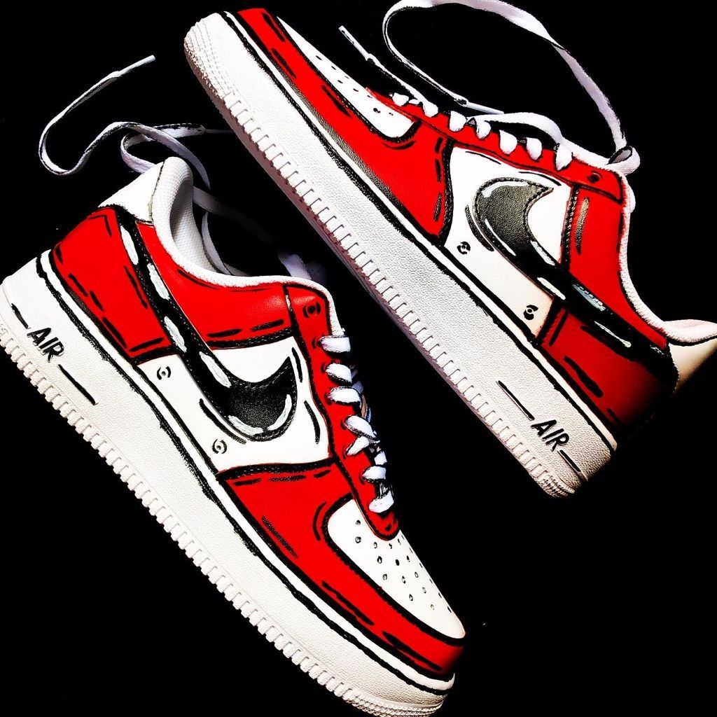 Red Air Force Shoes Wallpapers - Wallpaper Cave
