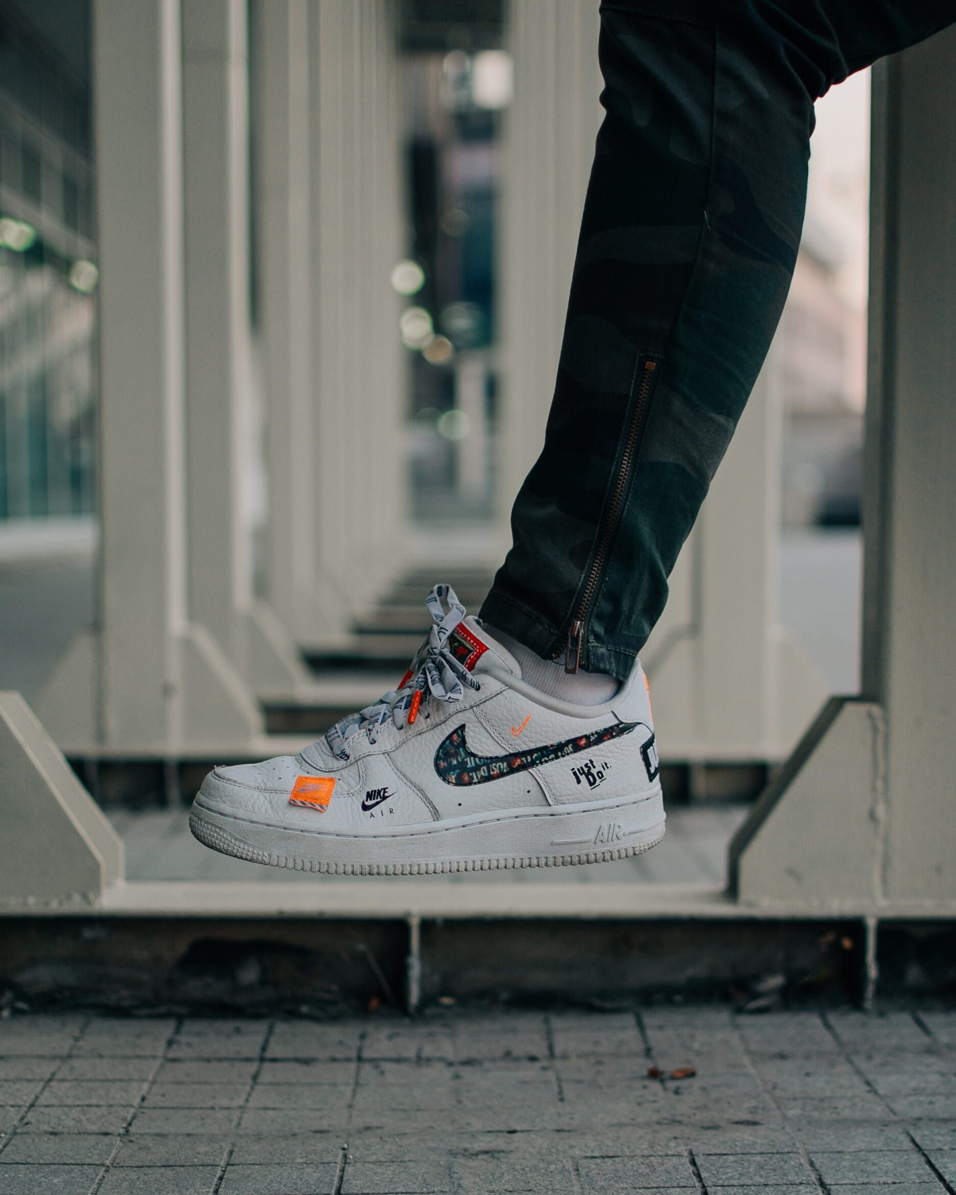 Wallpaper Selective Focus Photography Of Person Wearing Nike Air Force 1 Low Top Shoe • Wallpaper For You HD Wallpaper For Desktop & Mobile