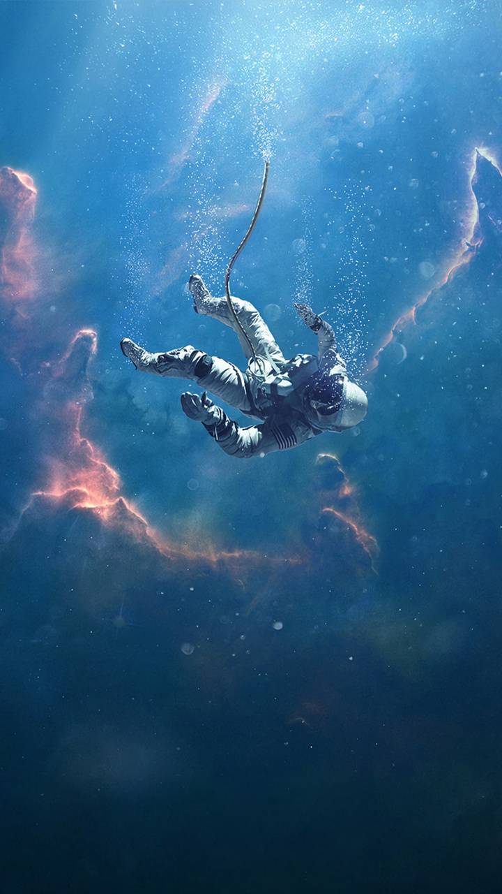 Floating in Space wallpaper