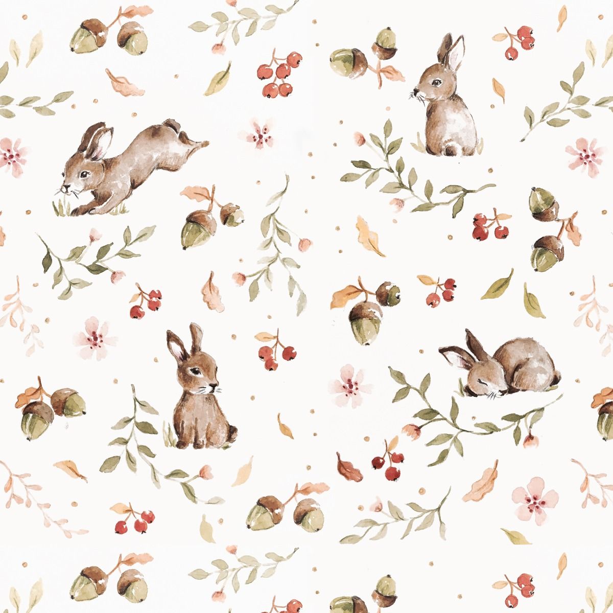 Happy Rabbits Wallpaper.com Wallstickers And Wallpaper Online Store