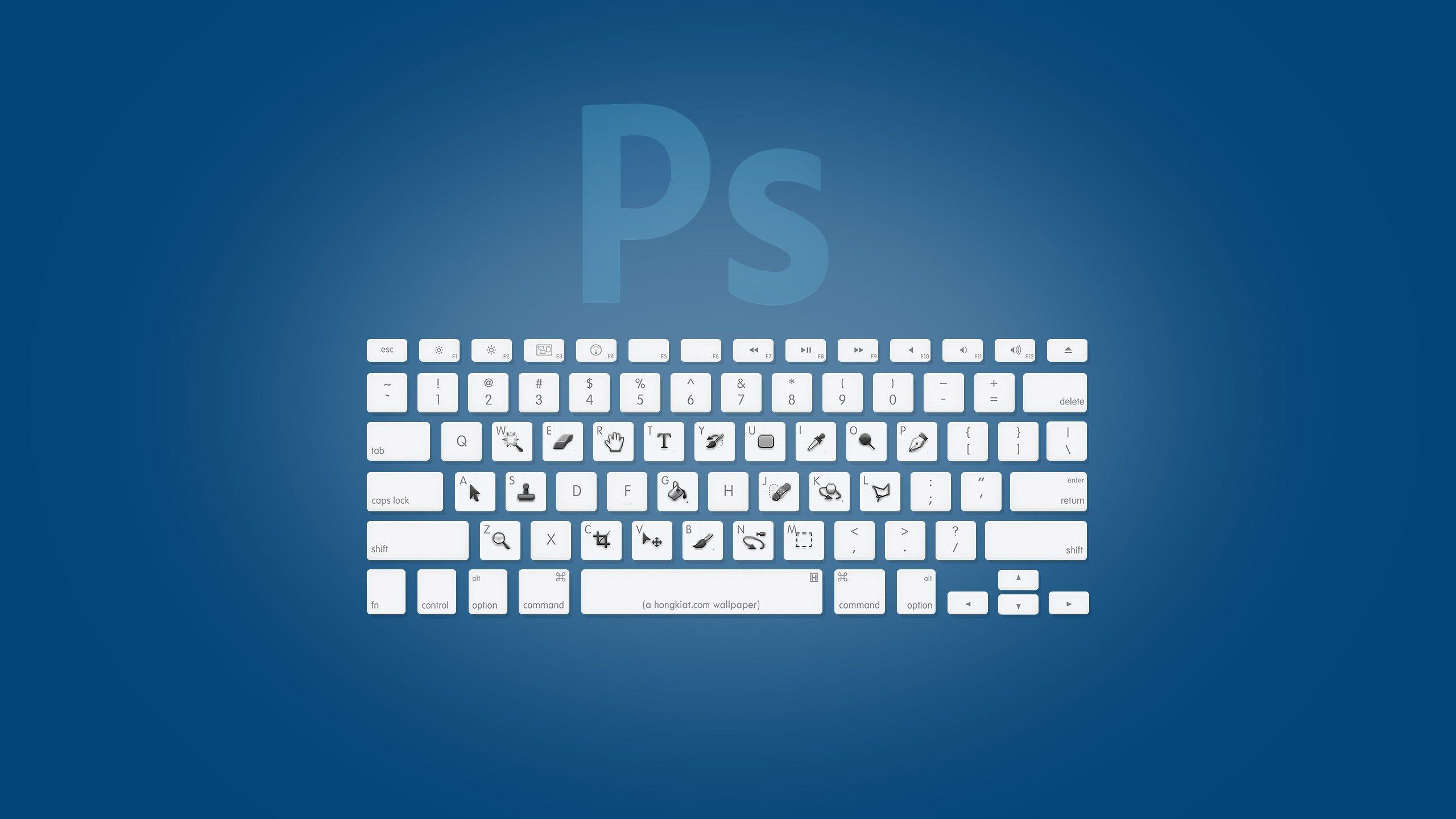 Photoshop Shortcut Keyboard [2560x1440]